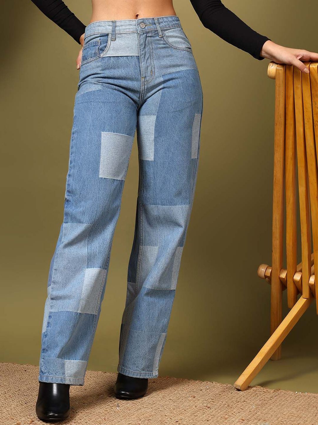 Stylecast X Kotty Women Straight Fit Mid-Rise Jeans-picture-33