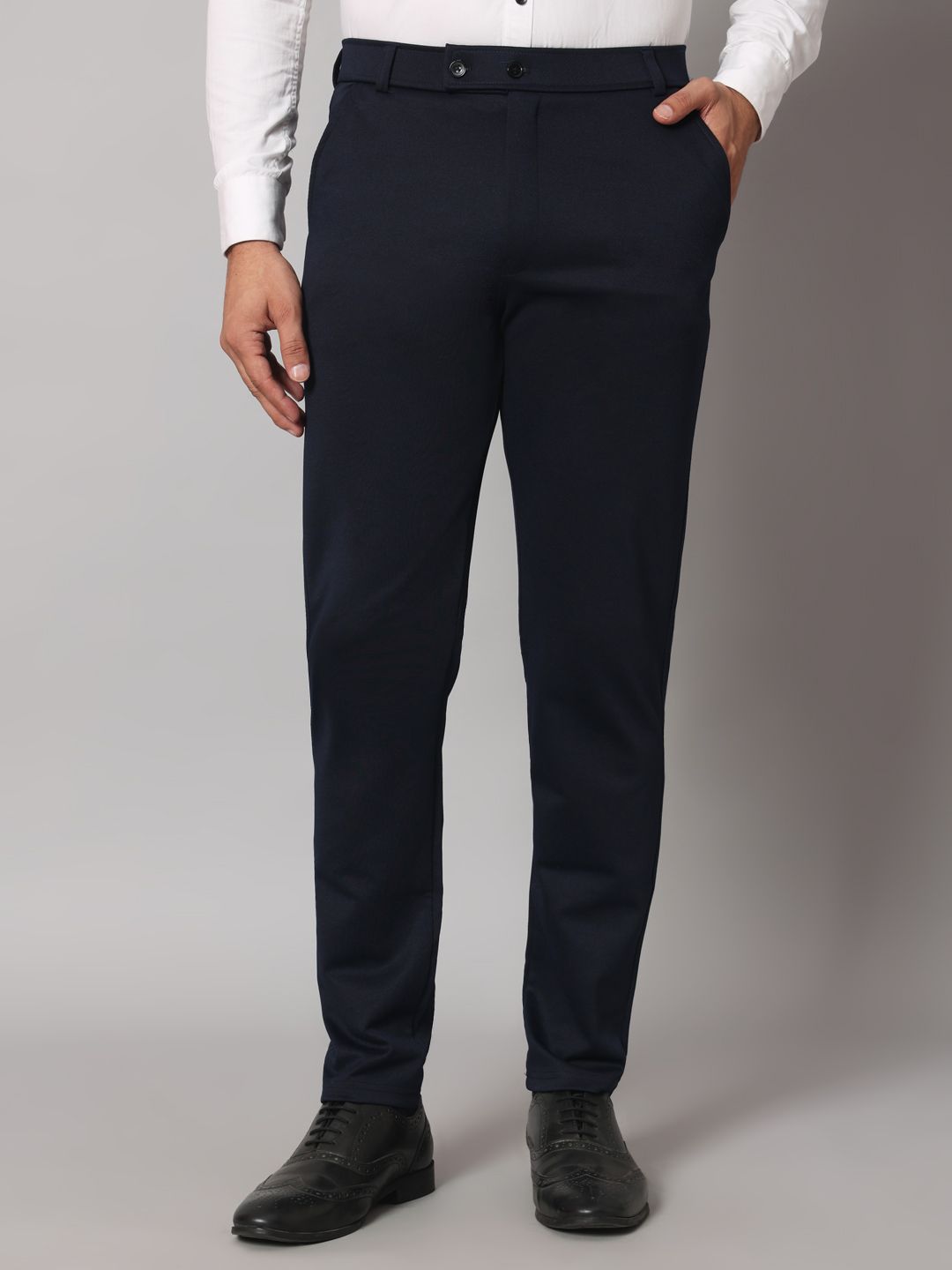VOGAAN Men Comfort Slim Fit Trousers-picture-38