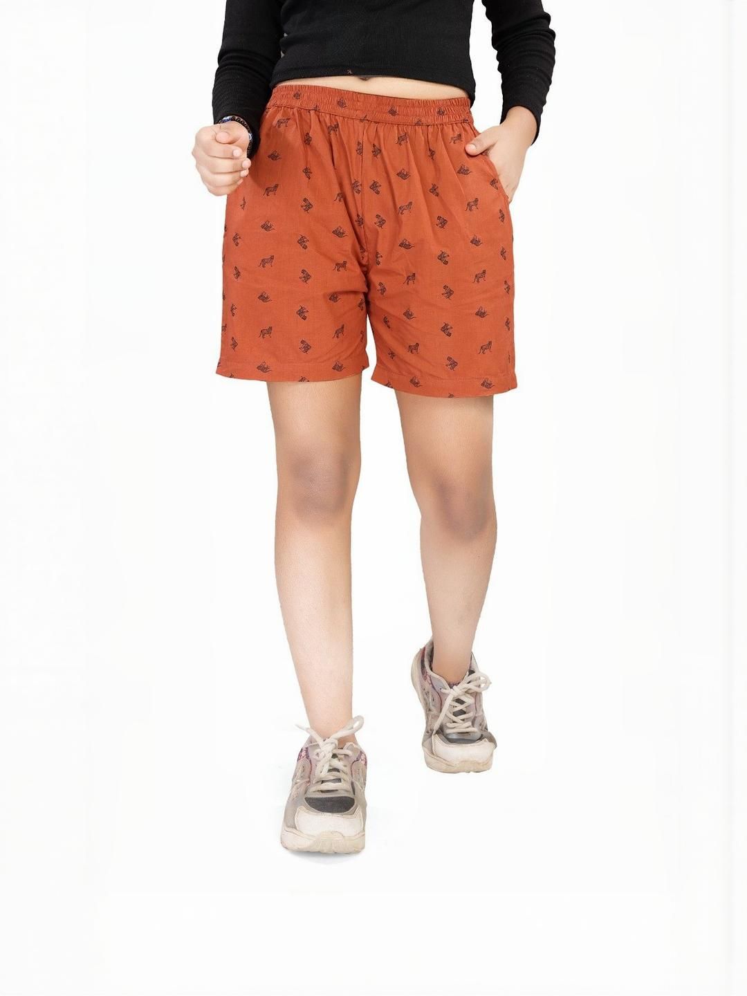 UNOseven Girls Printed Cotton Shorts-picture-30