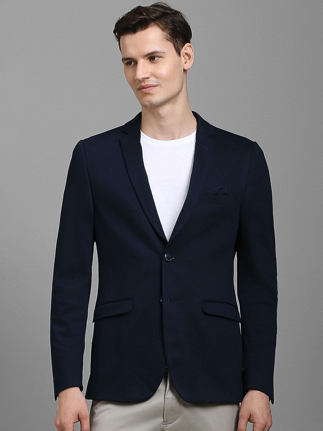 Louis Philippe Sport Slim-Fit Single Breasted Casual Blazer-picture-25
