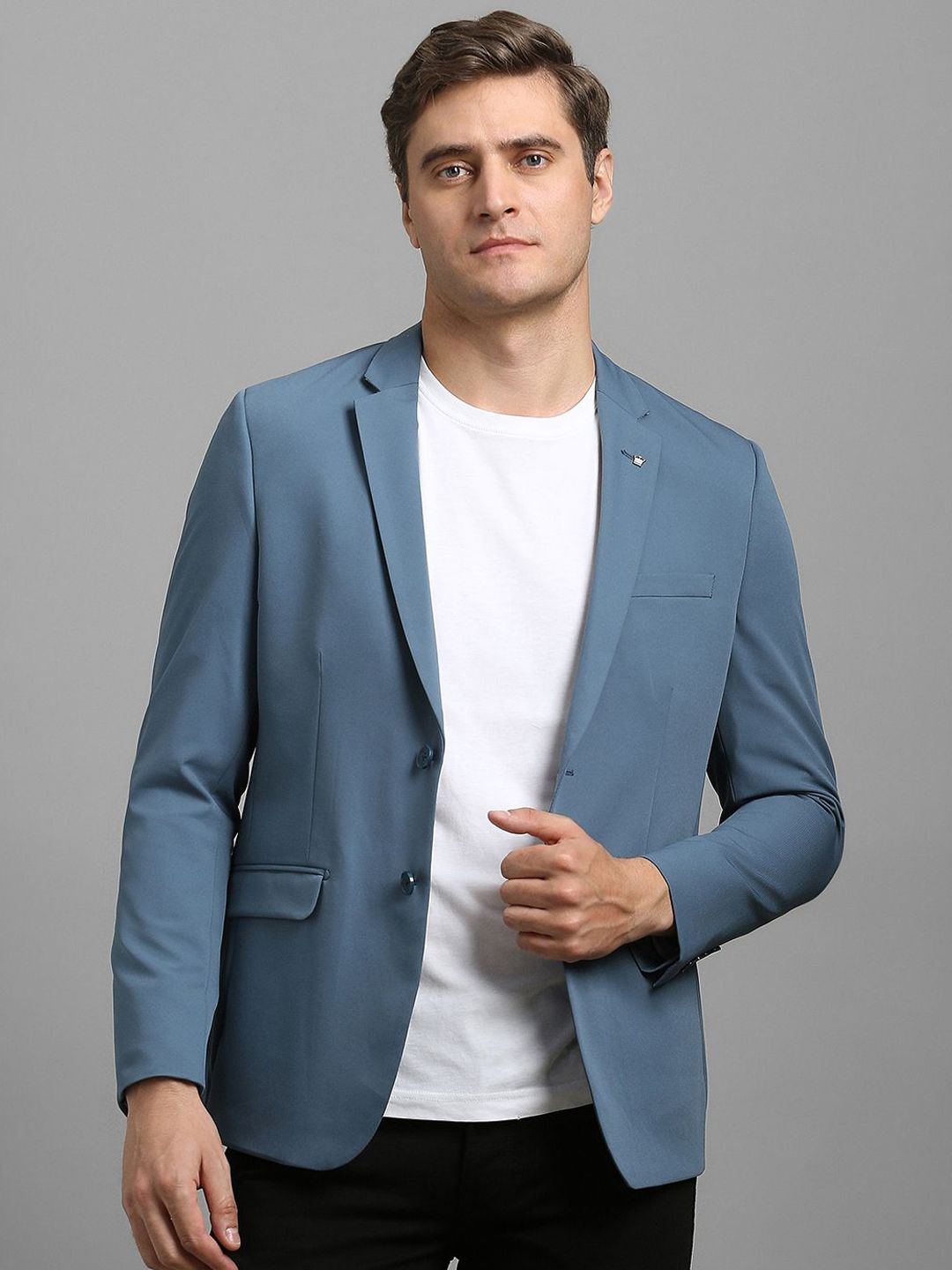 Louis Philippe Sport Slim-Fit Single Breasted Casual Blazer-picture-26