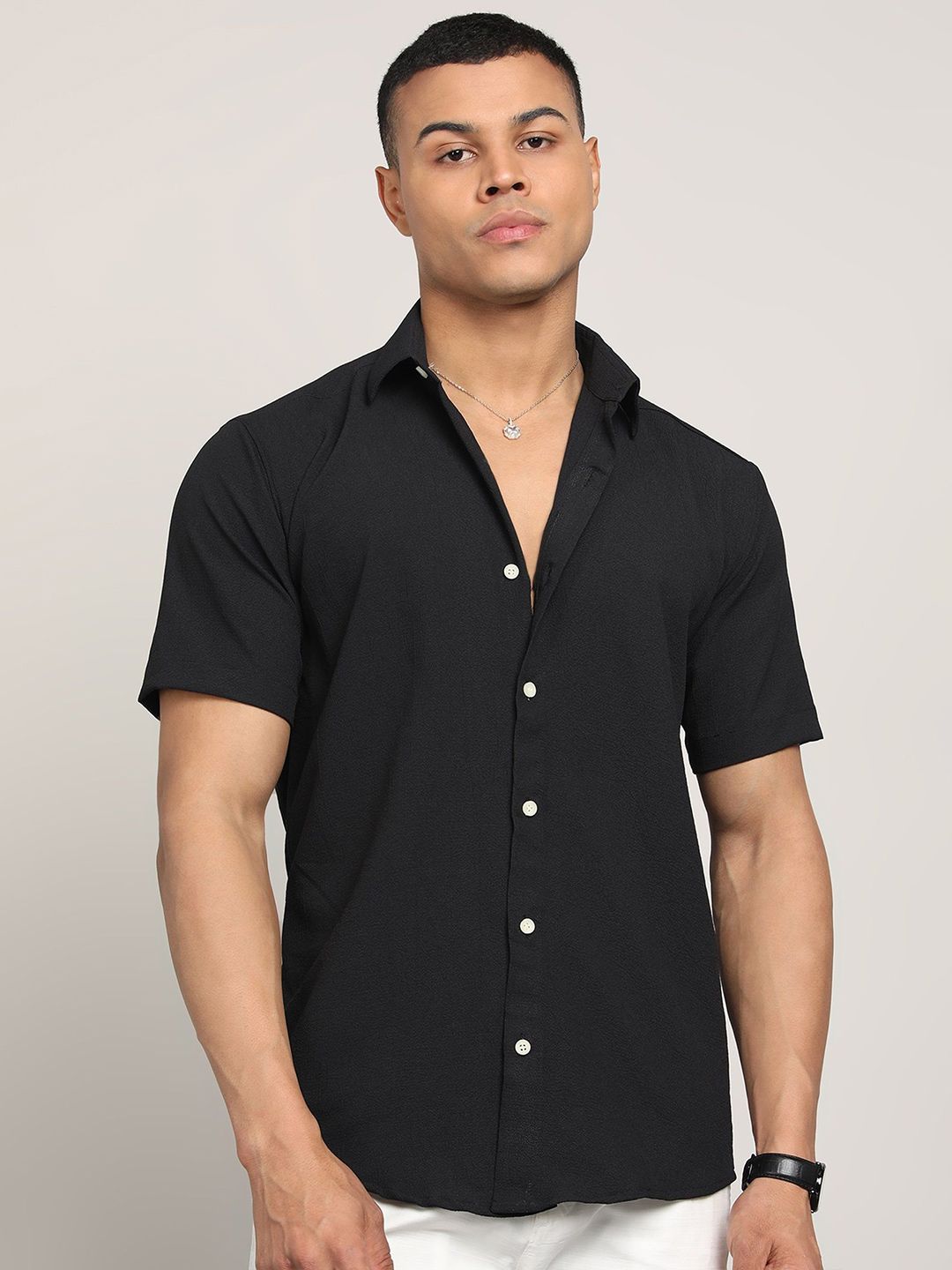 FUBAR Slim Fit Spread Collar Casual Shirt-picture-47