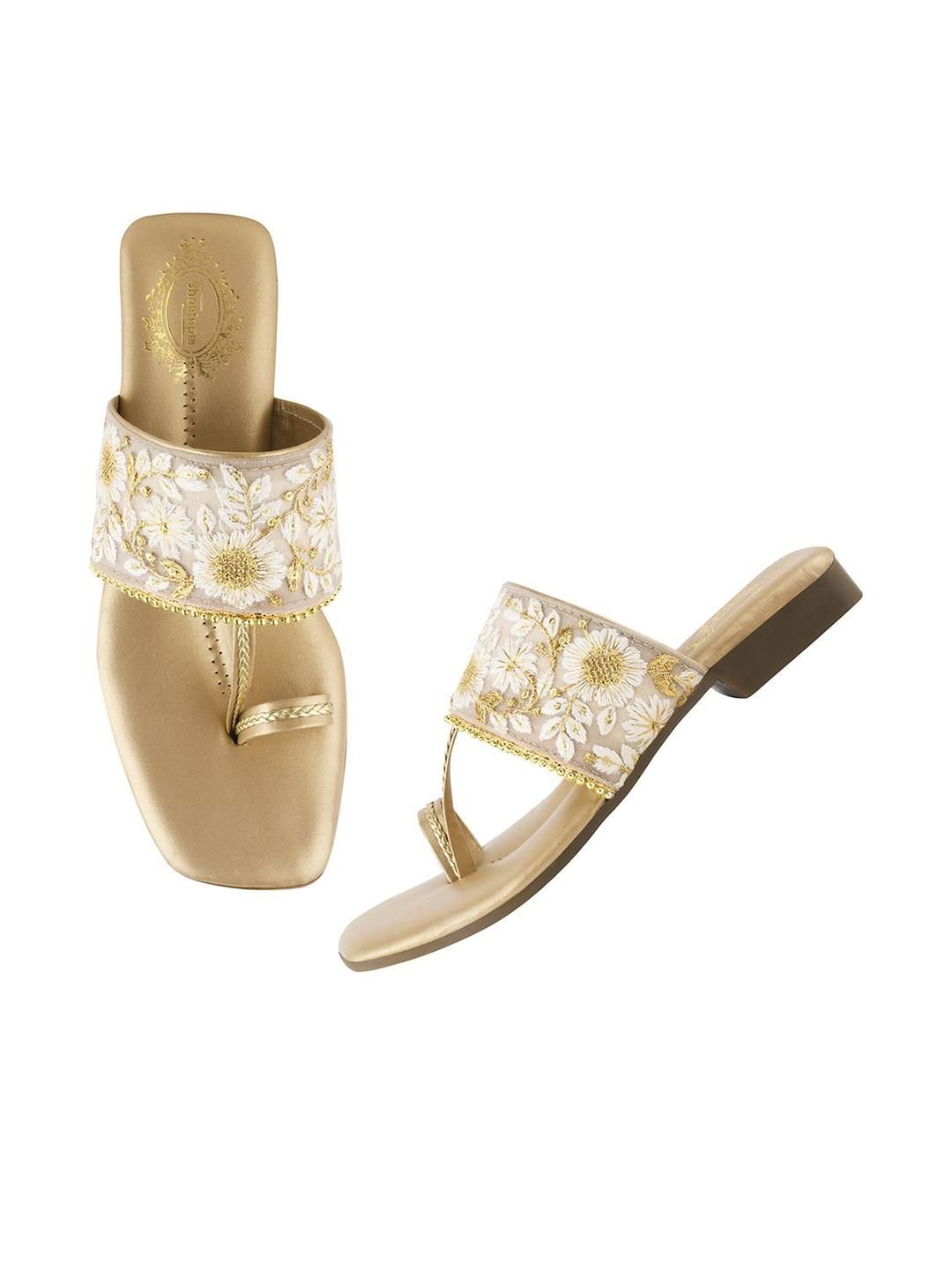 Stylestry Girls Embellished Party One Toe Flats-picture-20