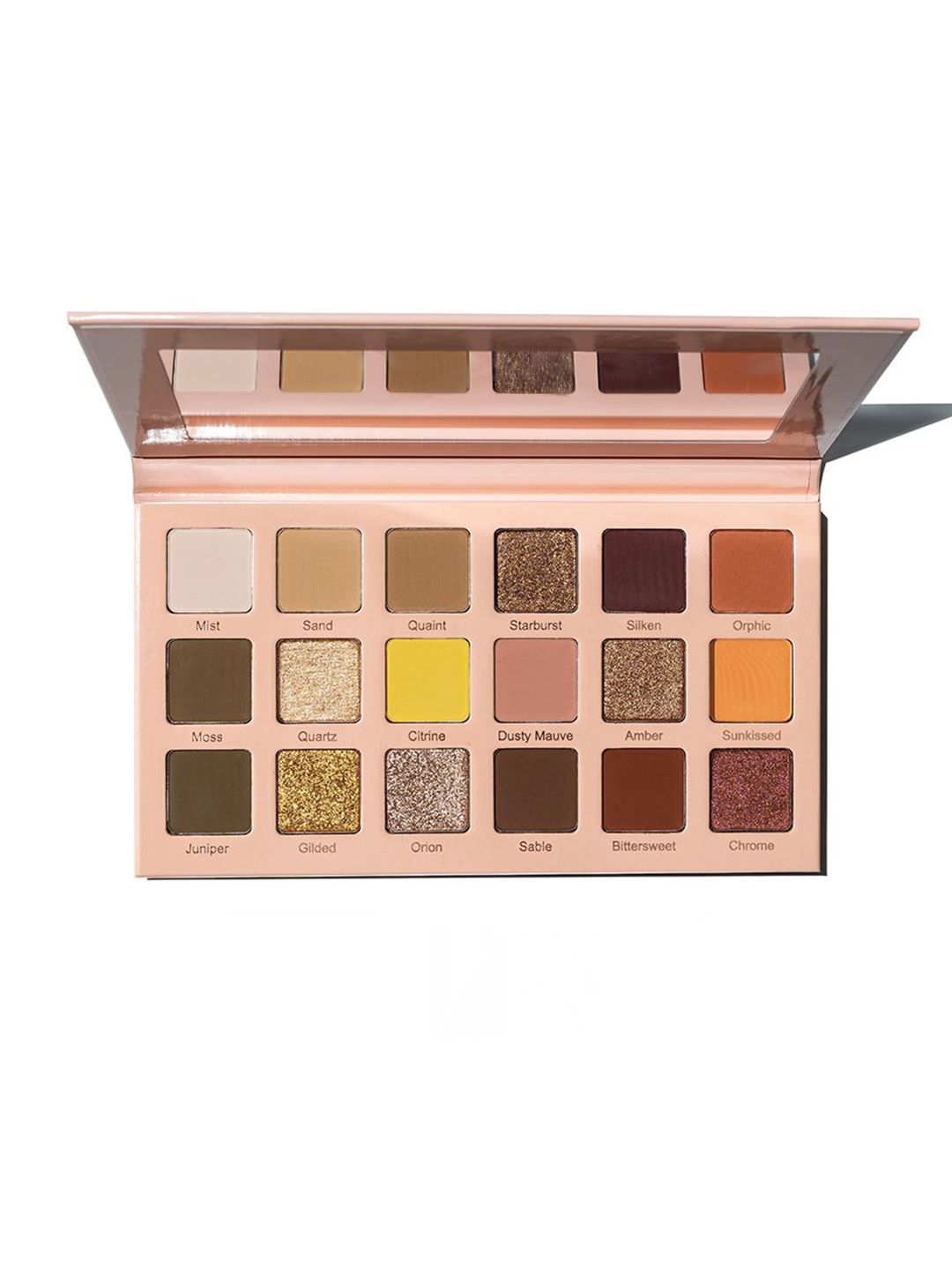 Praush 18 Stunning Shades Eyeshadow Palette - 27 g - Omni Nude-picture-35