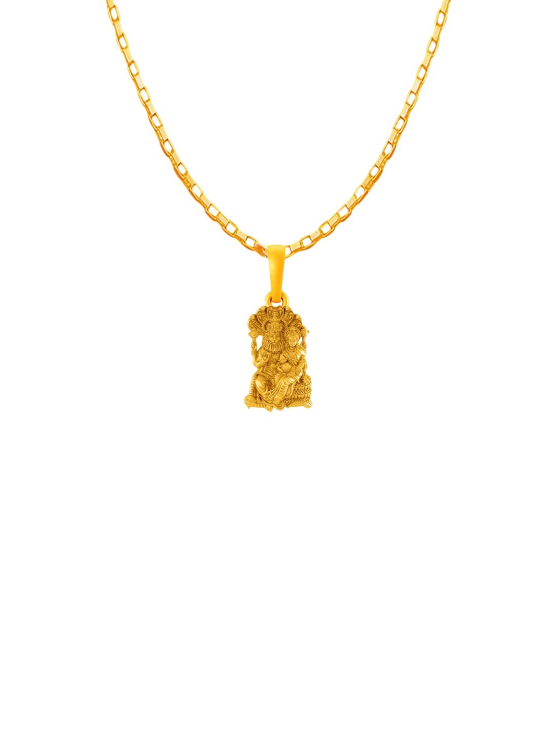 AKSHAT SAPPHIRE Men Gold-Plated Quirky Pendants with Chains-picture-31