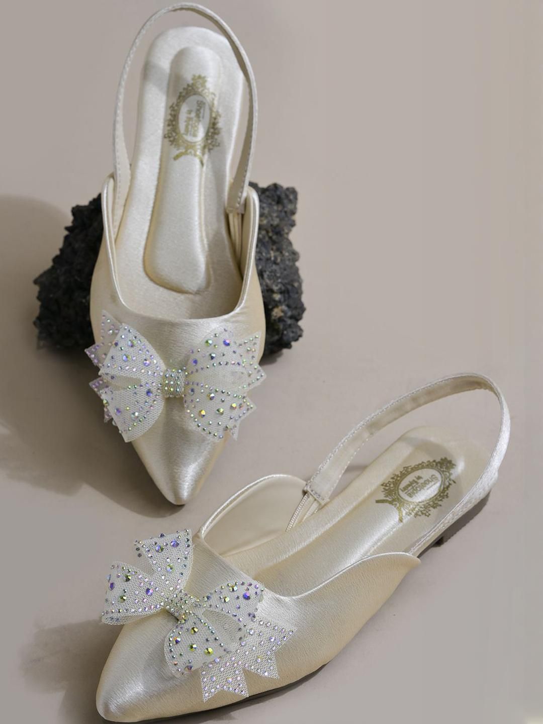 Stylestry Girls Embellished Party T-Strap Flats-picture-27