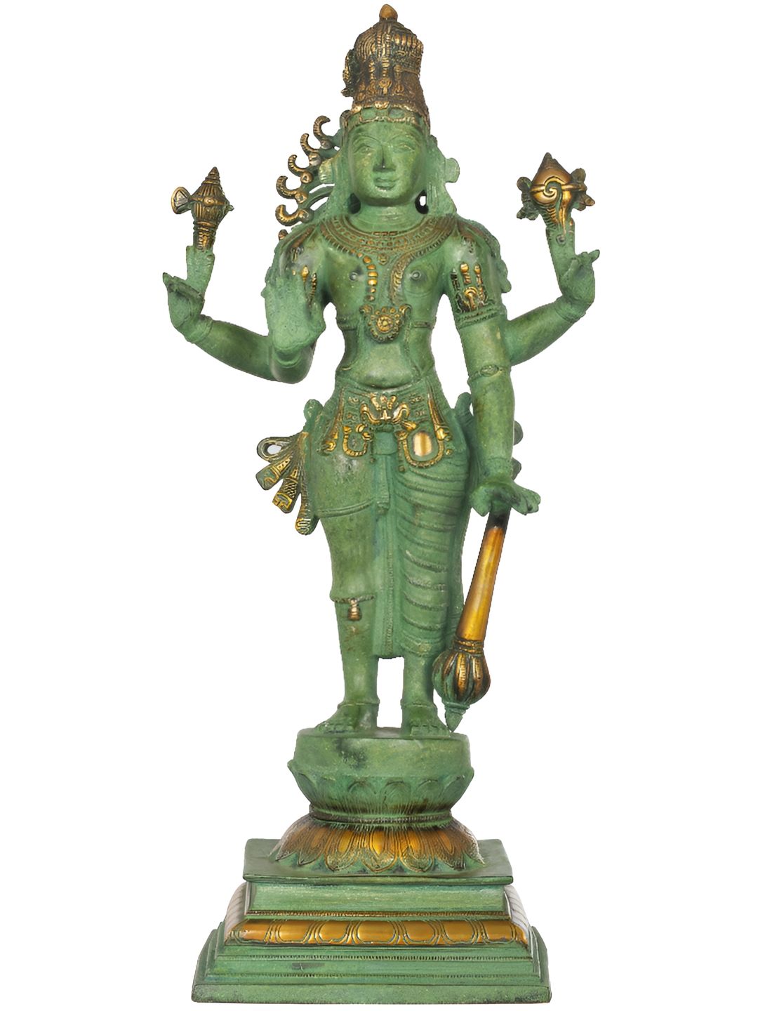 Exotic India Green Religious Idol Showpiece-picture-40