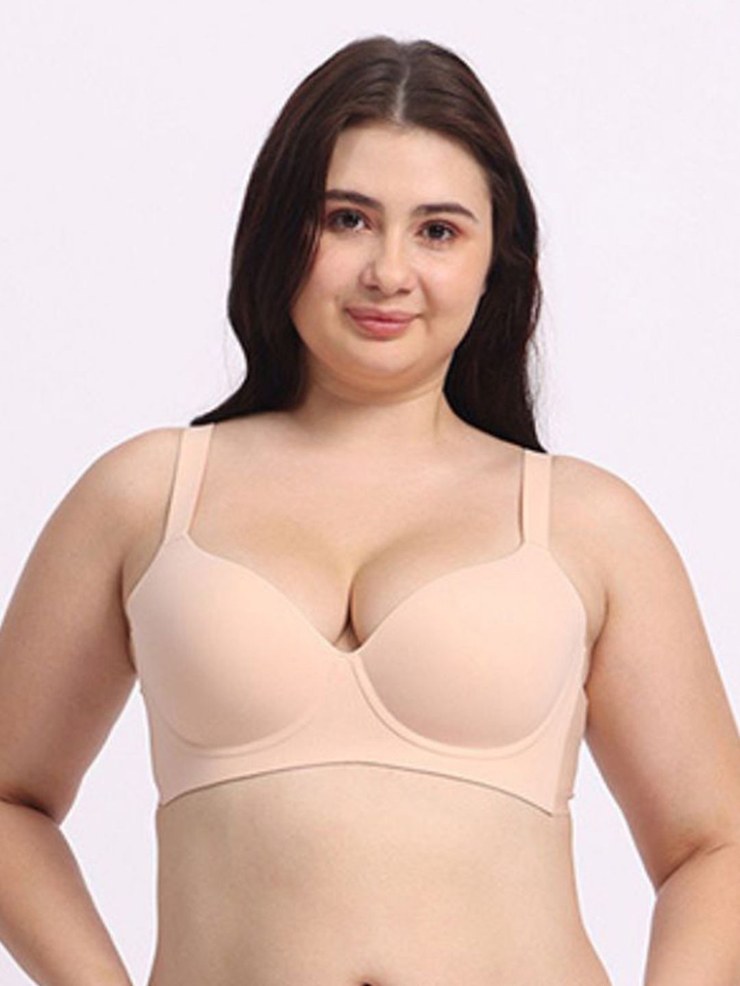 Krvvy Medium Coverage Underwired Lightly Padded T-shirt Bra-picture-14