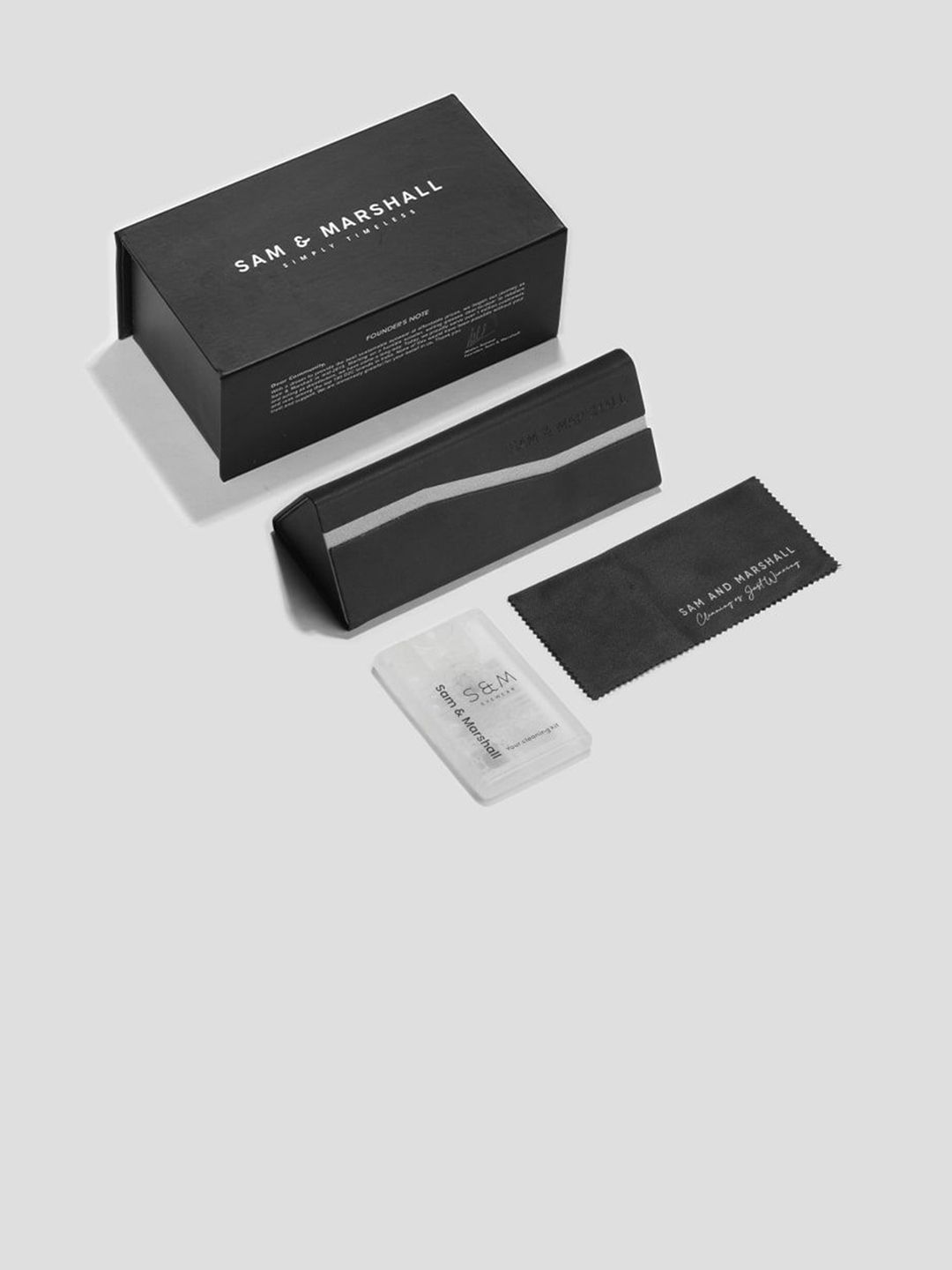 SAM & MARSHALL Printed Leather Sunglasses Case-image-11