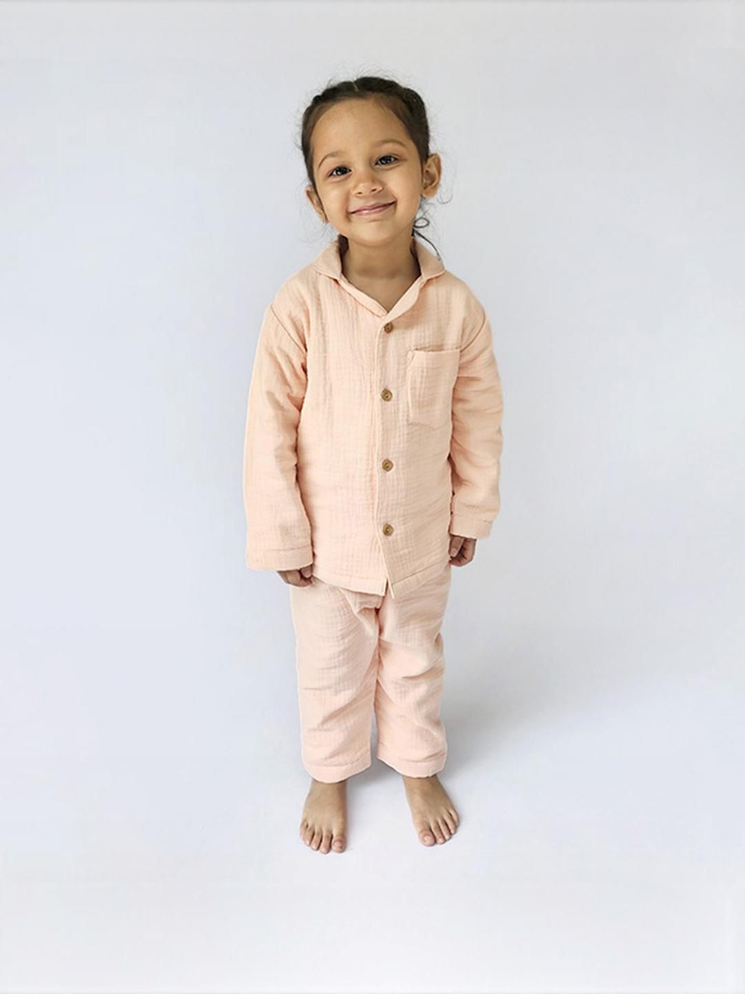 Snuggly Spaces Kids-Unisex Pink Nightdress-image-8
