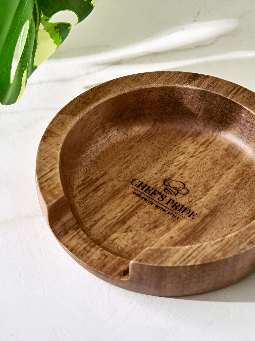 Home Centre Brown Wood Cutlery Holder-picture-41