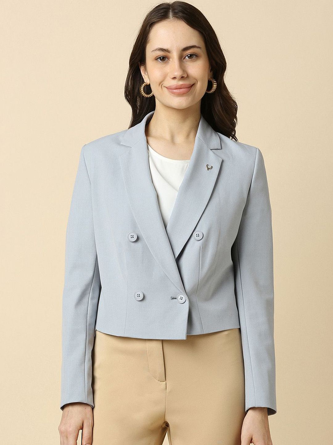 allen solly woman Allen Solly Women Single Breasted Blazer-picture-30