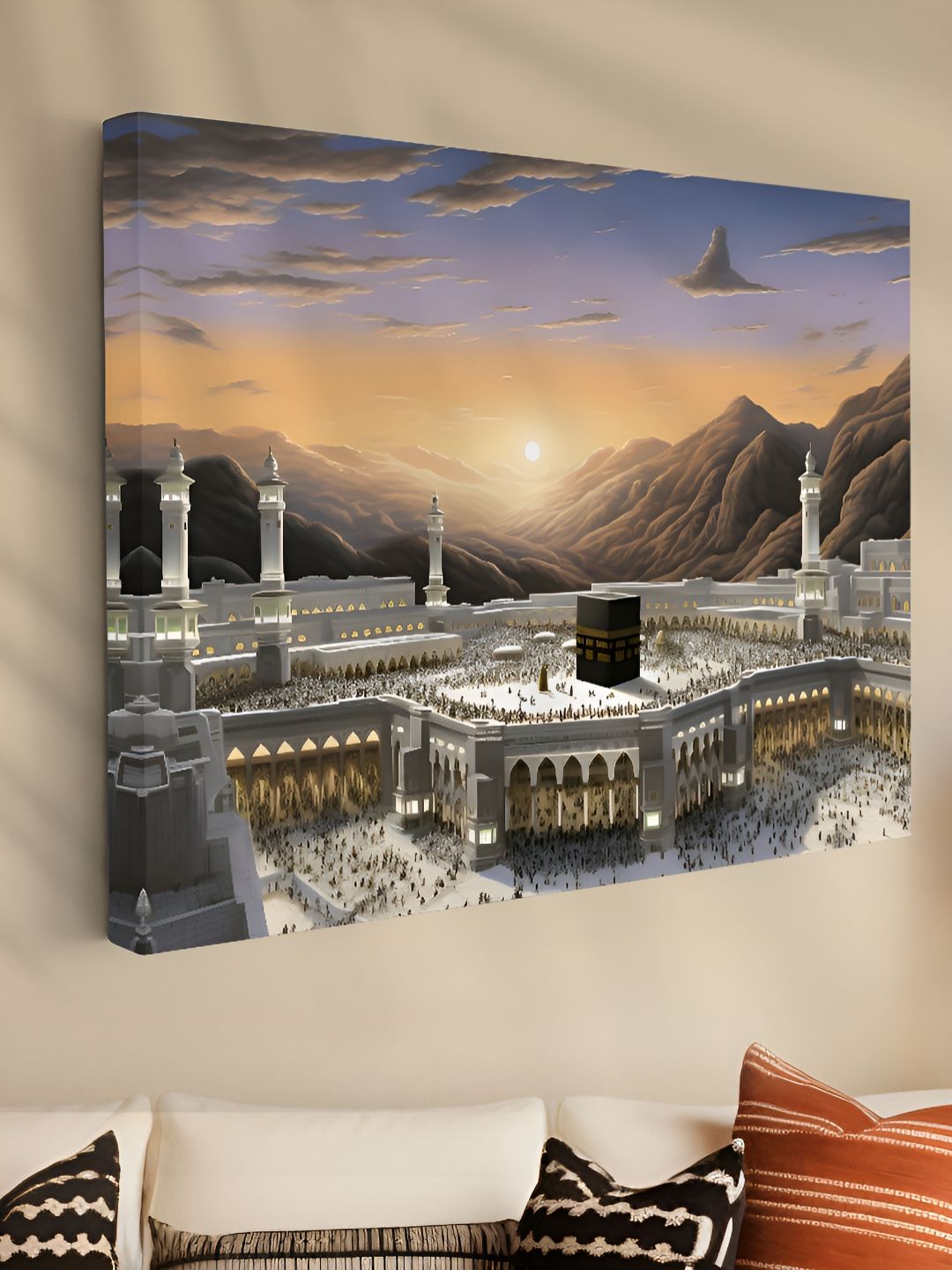 Myntra Elegant Homes Grey & Black 1 Piece Canvas Other Wall Paintings-picture-18