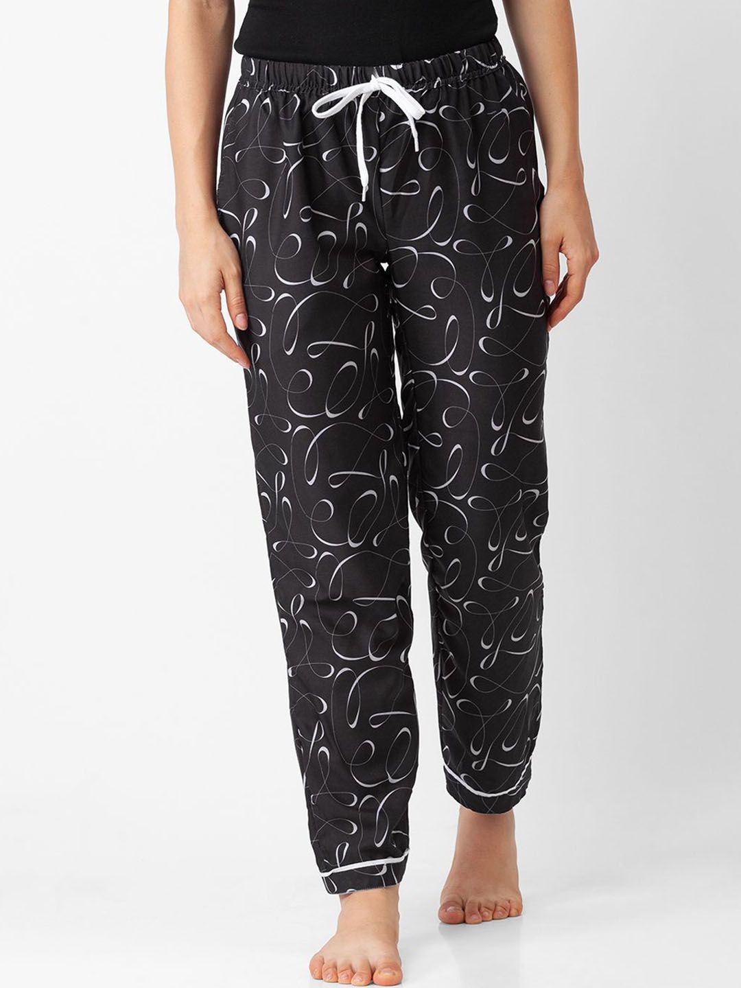 ETC Printed Mid-Rise Lounge Pants-picture-17