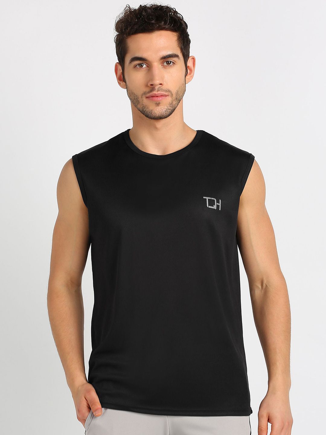 TQH Round Neck Gym Vest TQH-Sleeveless_TS801_Black_Size.S-picture-19