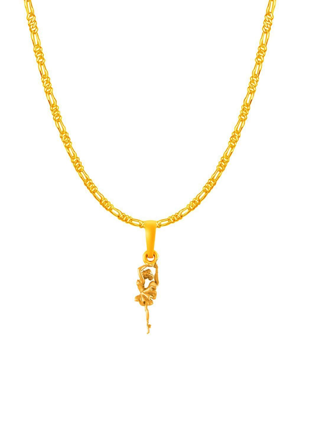 AKSHAT SAPPHIRE Gold-Plated Dancing Girl Pendants with Chains-picture-26