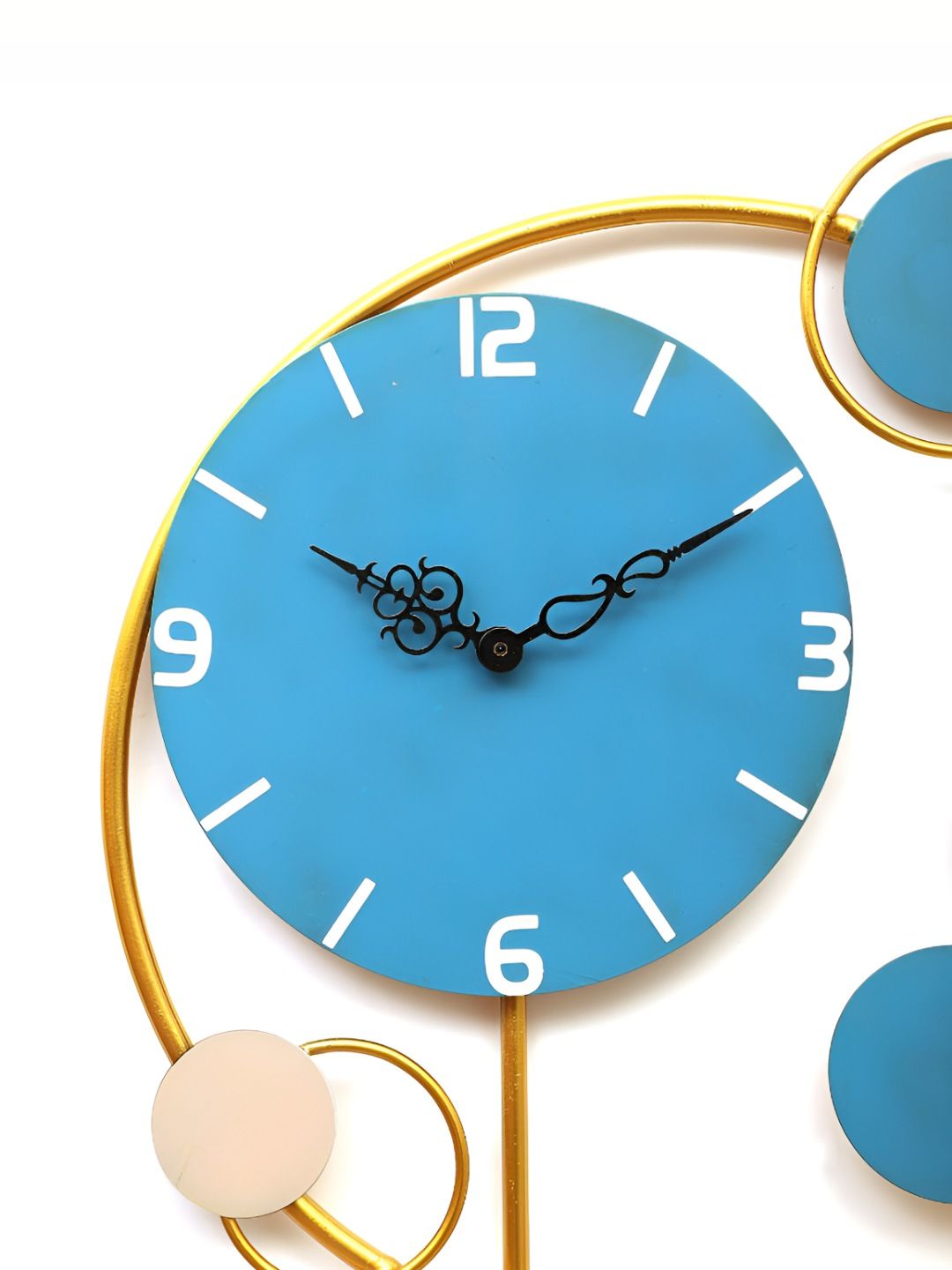 Amaya Decors Green Contemporary Wall Clock-picture-36