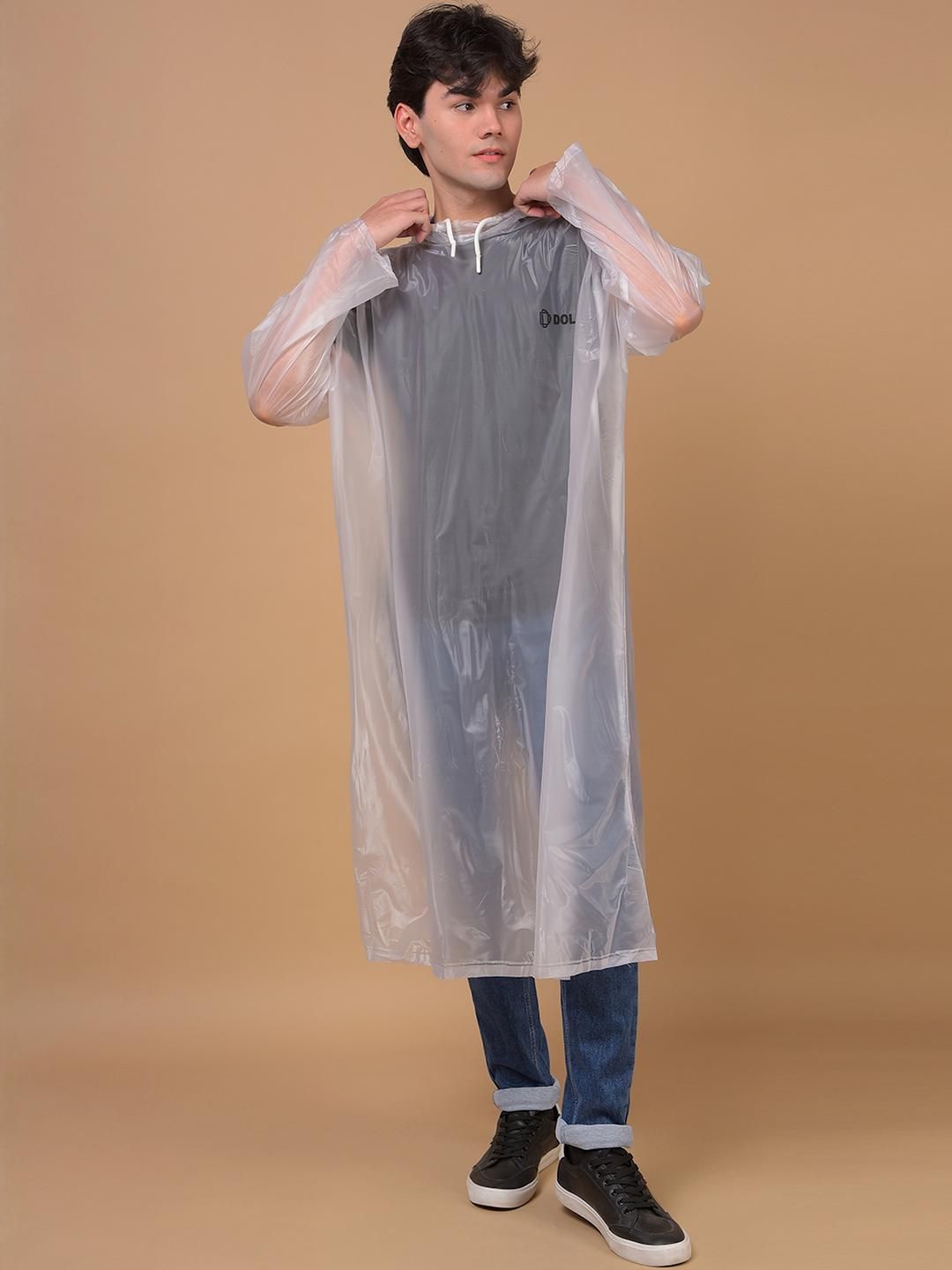 Dollar Unisex Lightweight Waterproof Reusable & Foldable Rain Poncho with Adjustable Hood-picture-12