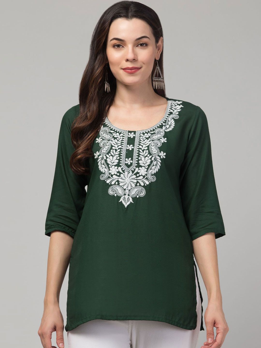 CROWN KING Women Embroidered Kurti-picture-45