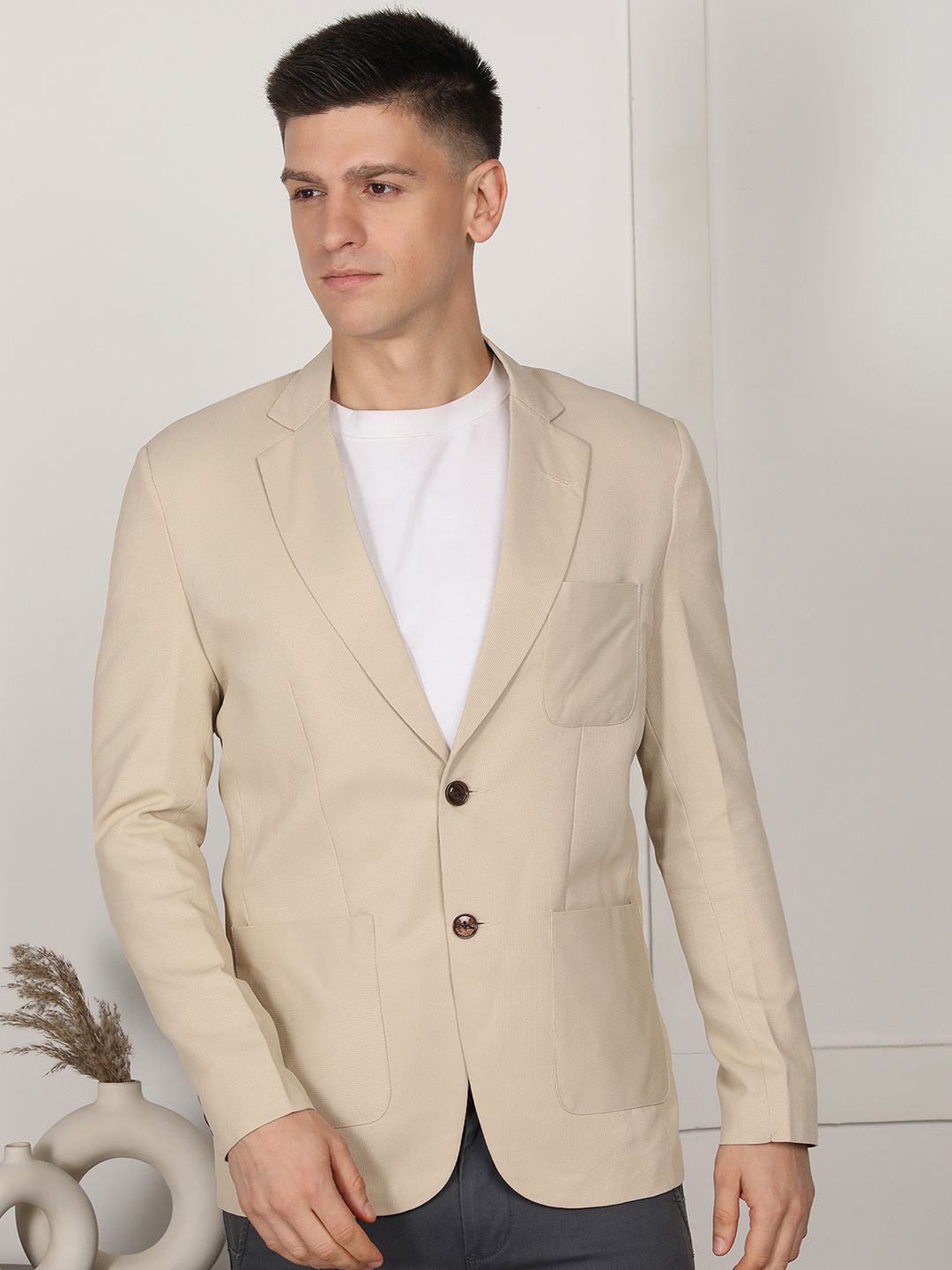 INVICTUS Slim-Fit Single Breasted Blazer-picture-28