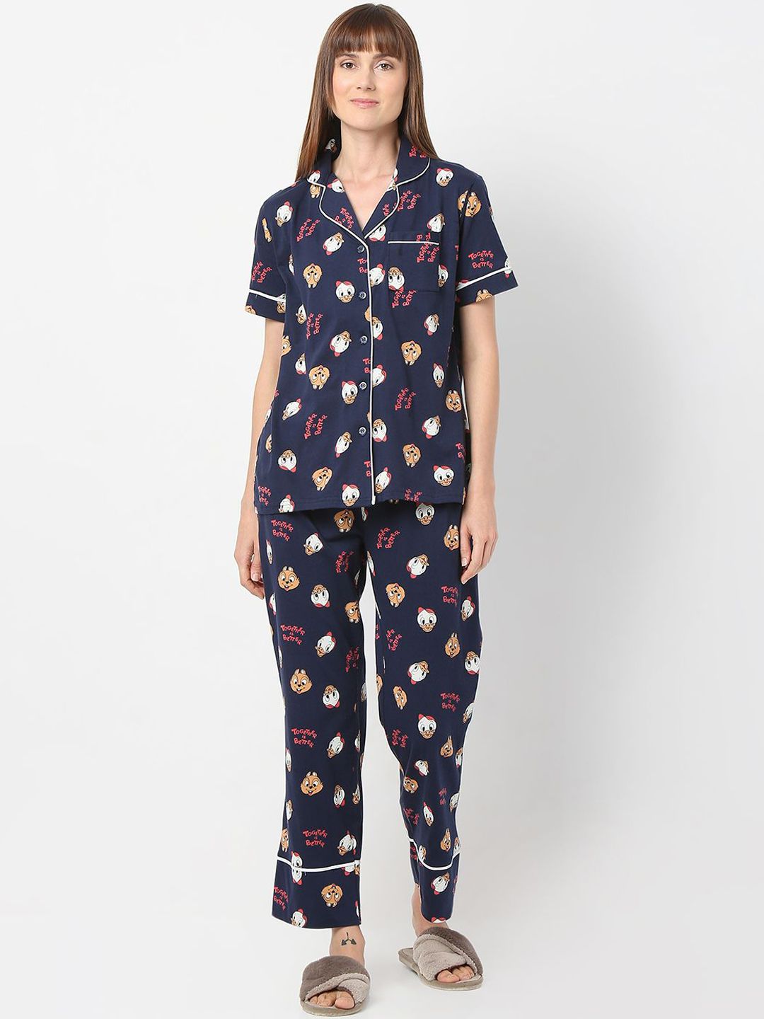 Smarty Pants Women Printed Night suit-picture-24