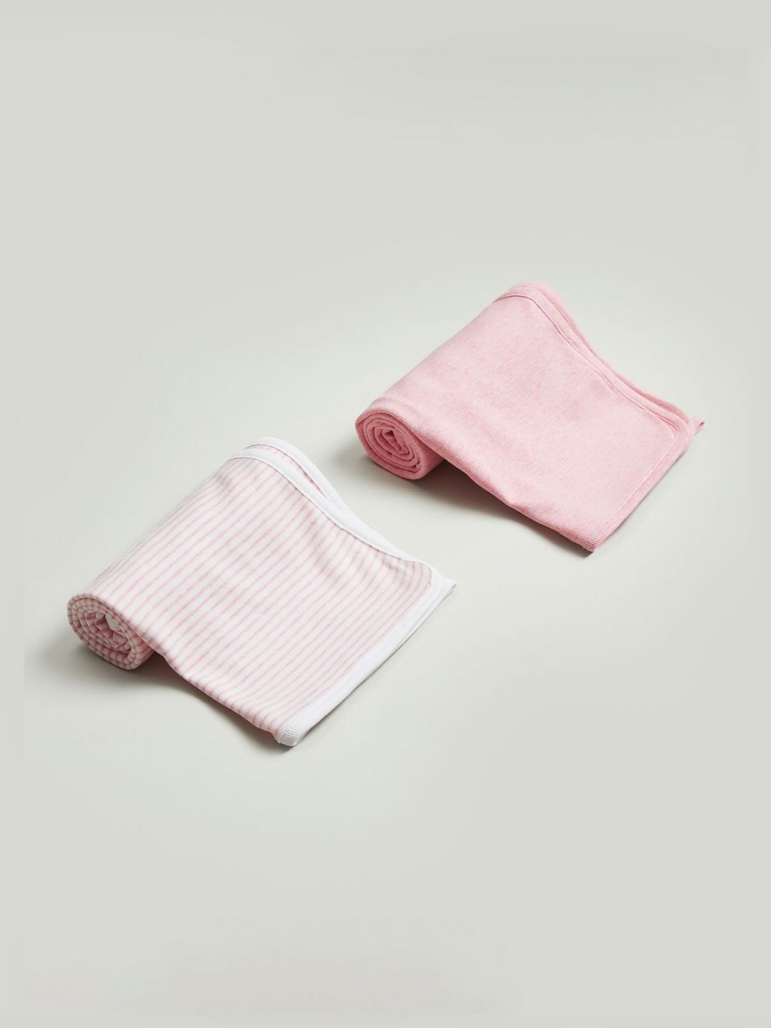 Juniors by Babyshop Pink & White Set of 2 Single Bed Blanket-picture-41