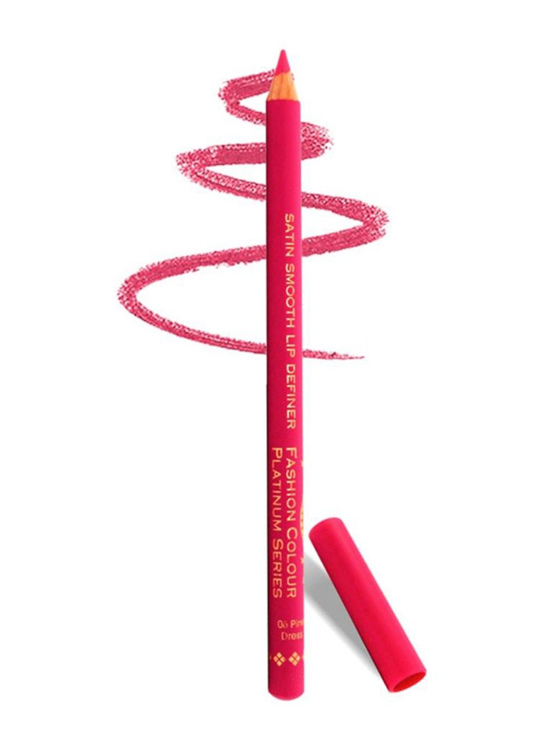 Fashion Colour Platinum Lip Definer Matte Lipliner Pencil - Pink Dress 6-image-15