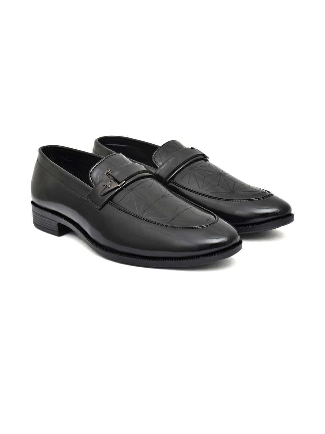 G L Trend Men Black Slip-On Shoes-picture-28
