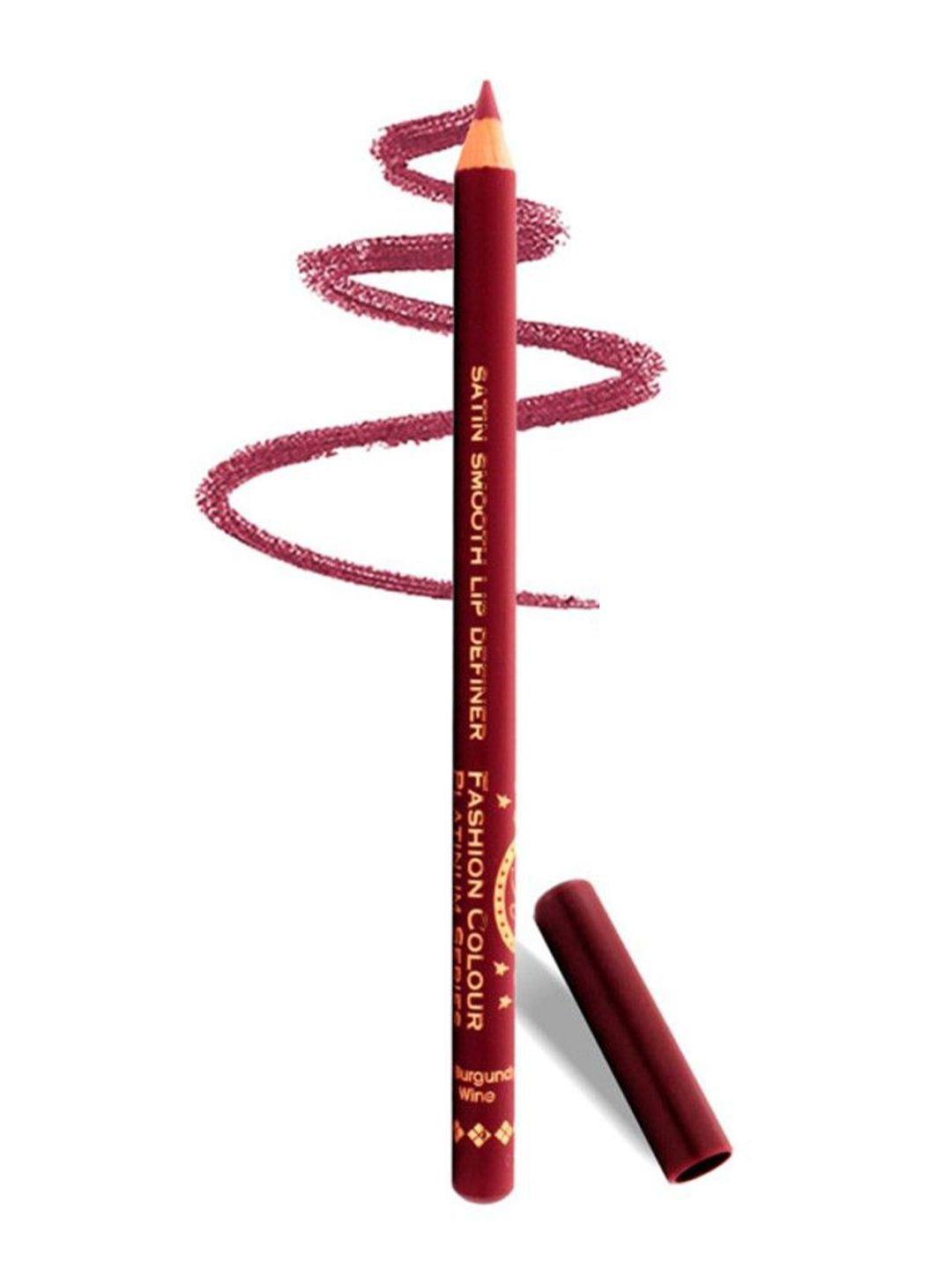 Fashion Colour Platinum Lip Definer Matte Lipliner Pencil - Burgundy Wine 10-image-18