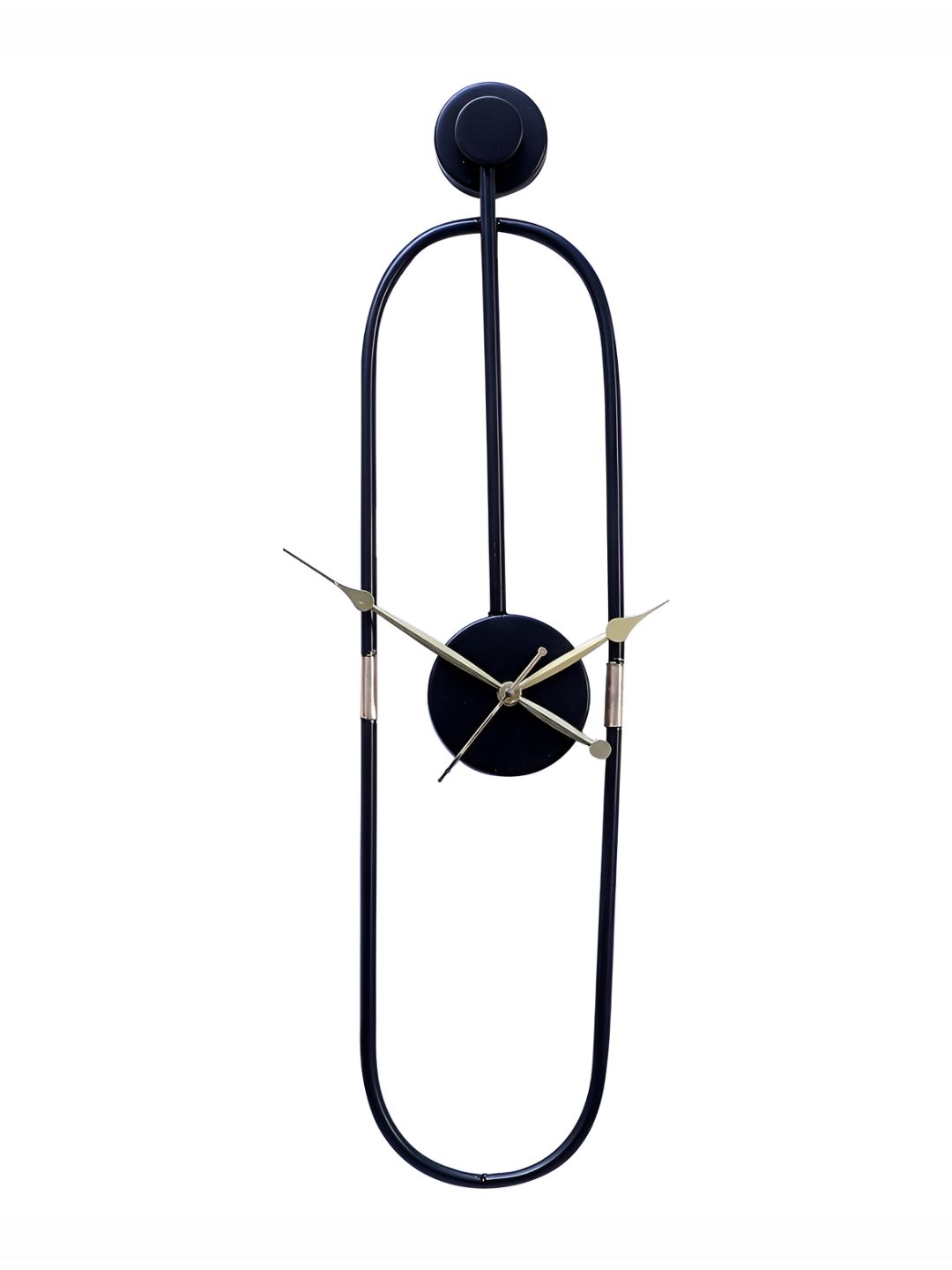 Amaya Decors Black Contemporary Wall Clock-picture-15