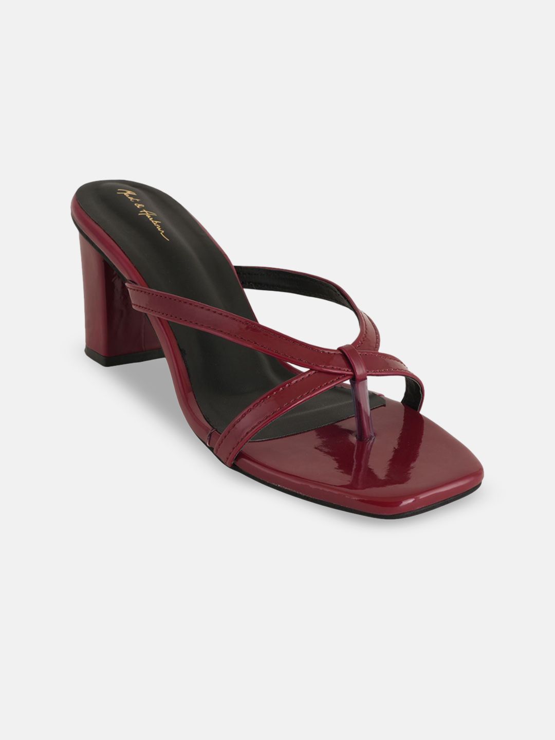 Mast & Harbour Women Block Heel Open Toe Strappy Sandals-picture-40