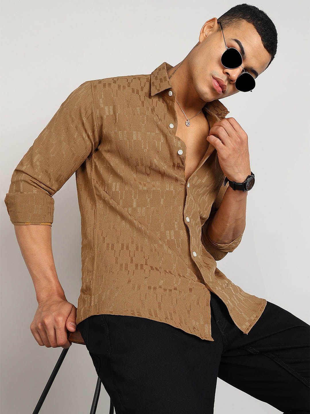 FUBAR Men Slim Fit Casual Shirt-picture-34