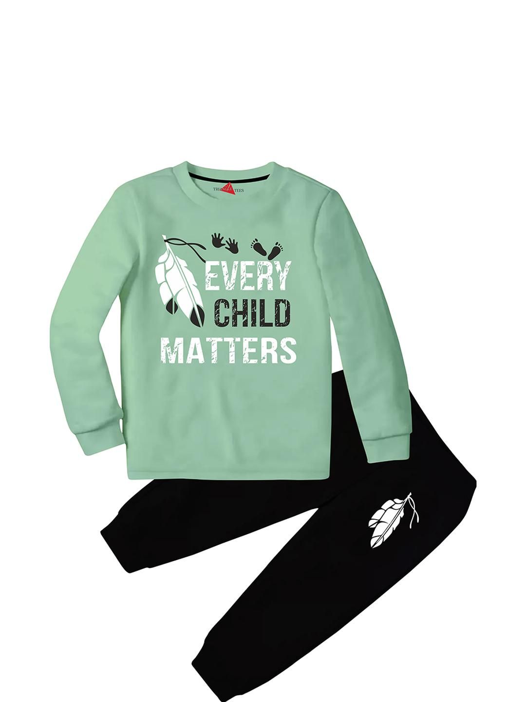 TRIANGLETEES Kids-Unisex Green Clothing Set-picture-16