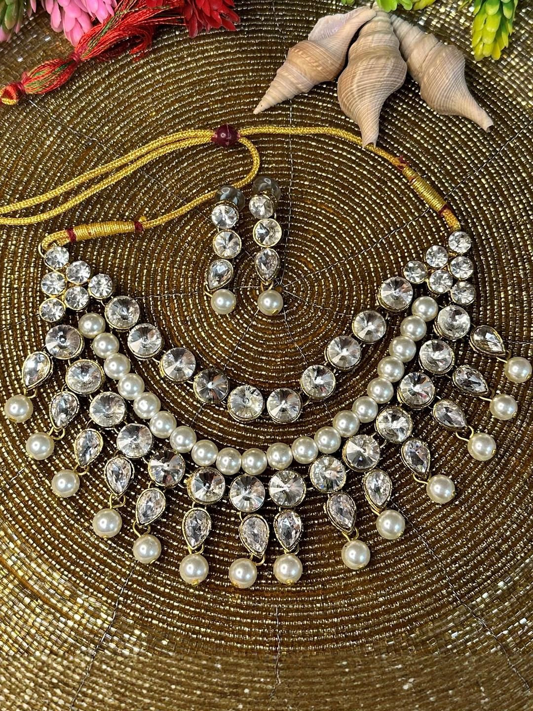 JN HANDICRAFT Copper-Plated Alloy Necklace-picture-16