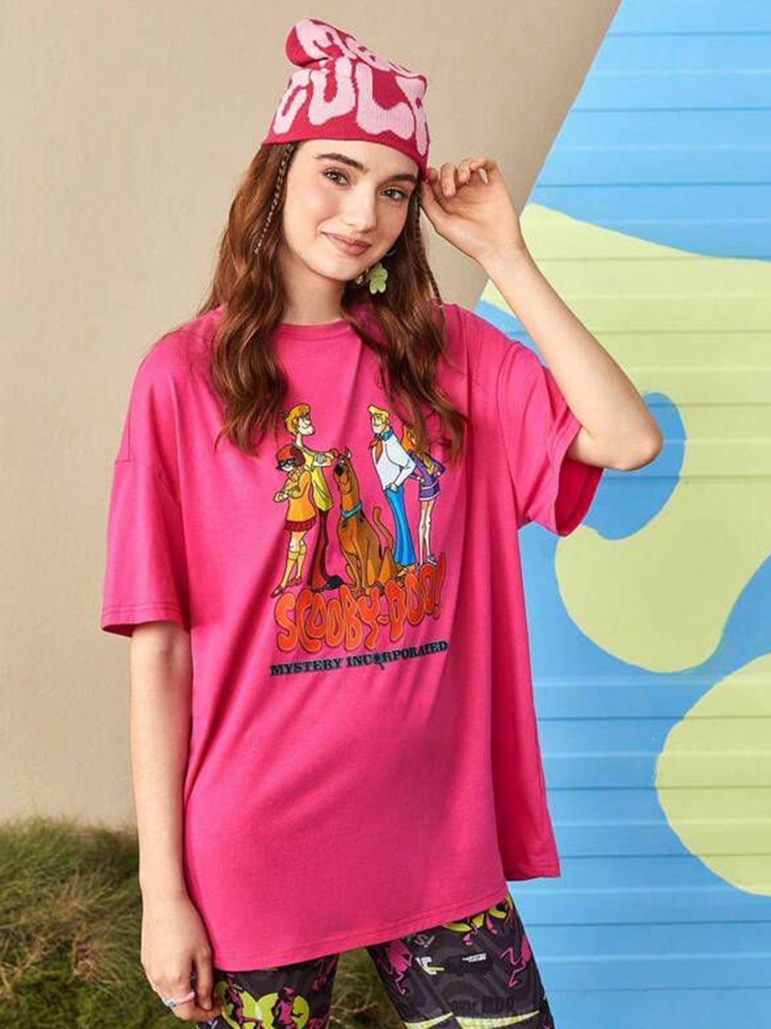 THE POWER PUFF GIRLS by Dreambe Women Scooby-Doo Graphic Printed Oversized T-shirt-picture-17