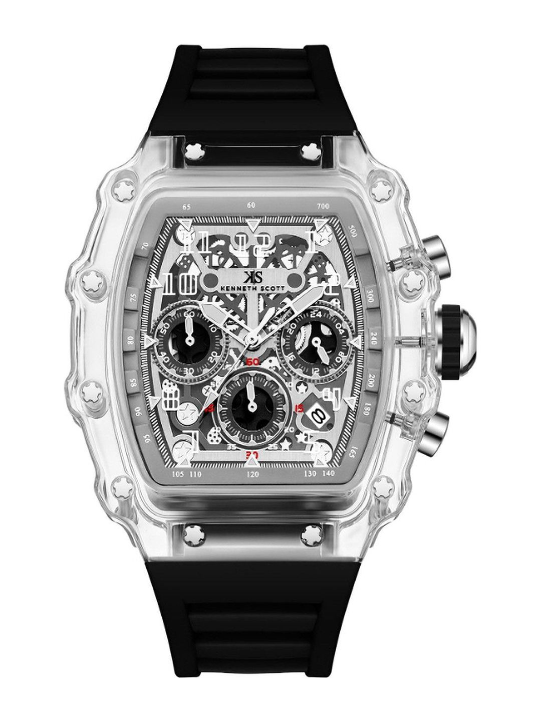 KENNETH SCOTT Men Dial & Straps Analogue Multi Function Watch K25103-ZSBI-picture-52