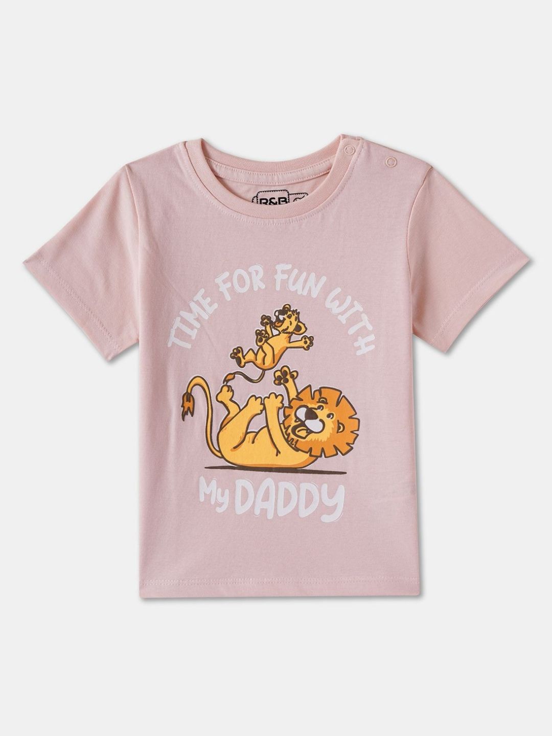 R&B Boys Graphic Printed Round Neck Cotton T-shirt-picture-20