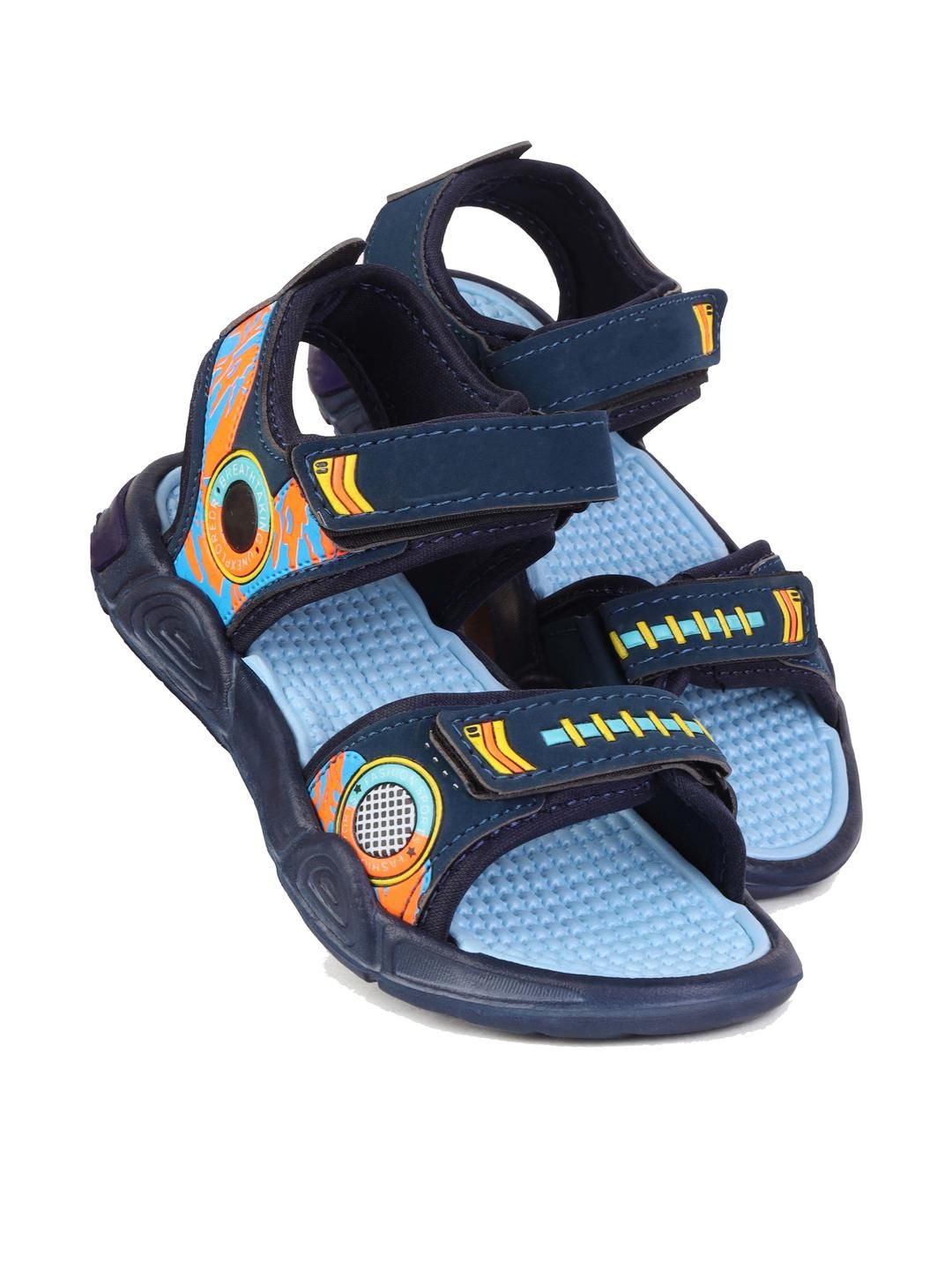 PENNEN Boys Printed Velcro Comfort Sandals-picture-46