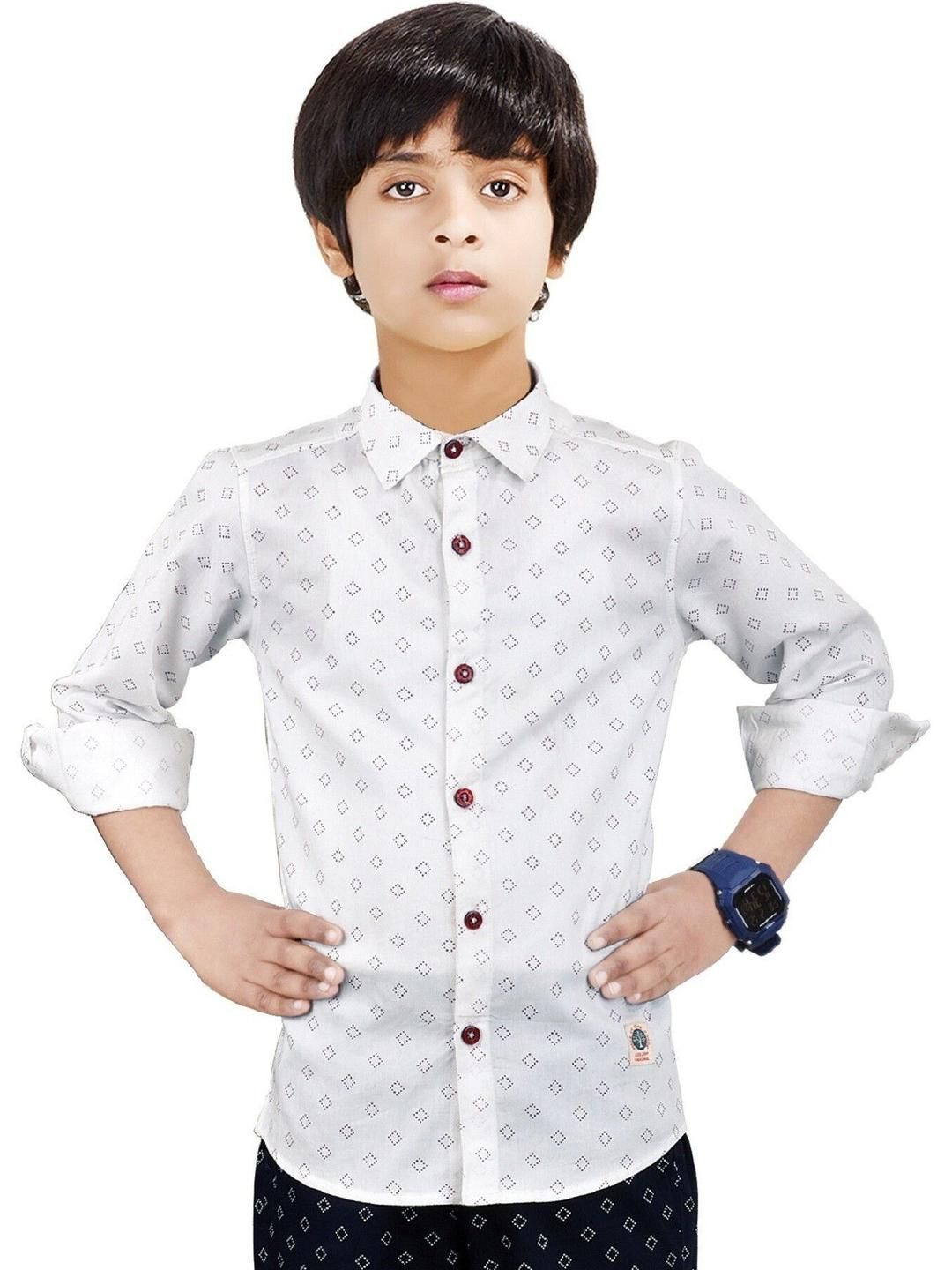 MADE IN THE SHADE Unisex Kids Printed Casual Shirt-picture-13