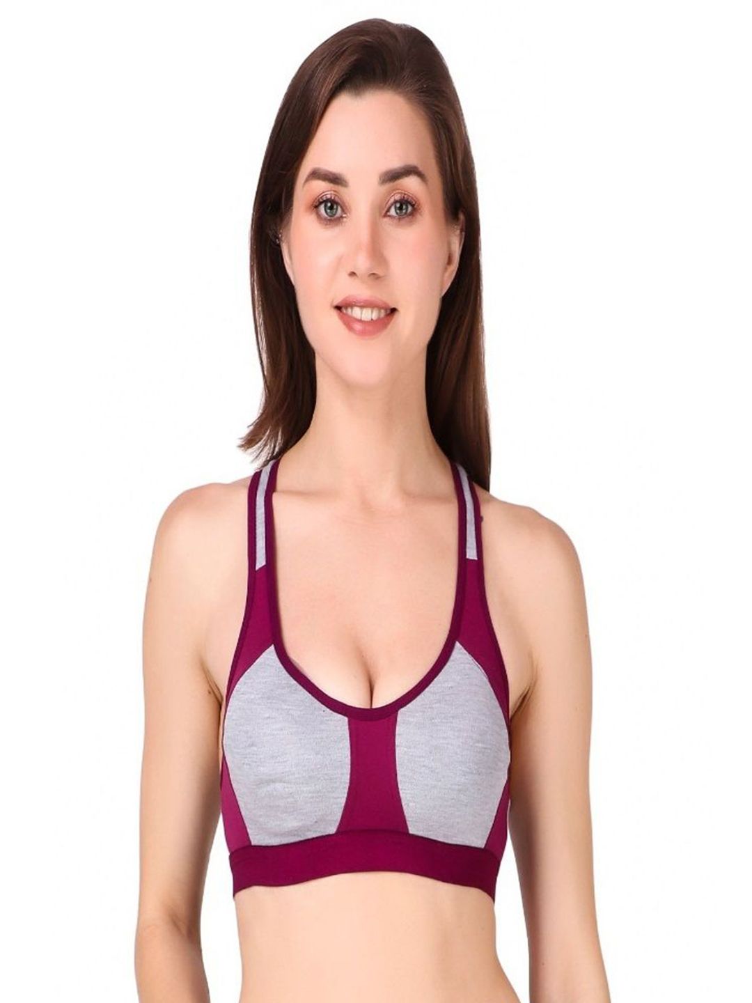EMPISTO Women Full Coverage Underwired Workout Bra