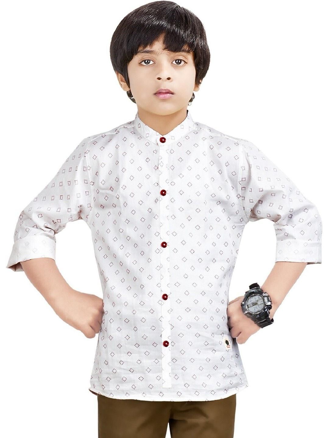 MADE IN THE SHADE Unisex Kids Floral Printed Casual Shirt-picture-21