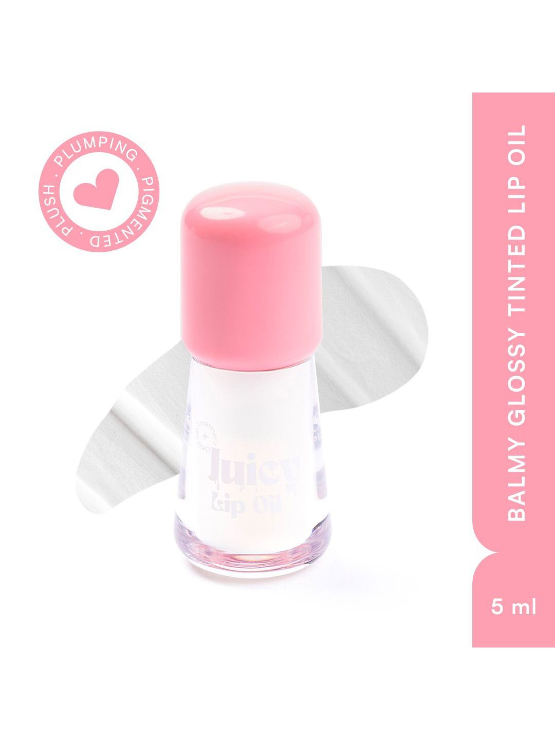 Gush Beauty Balmy Glossy Juicy Tinted Lip Oil 5ml - Bare-picture-16