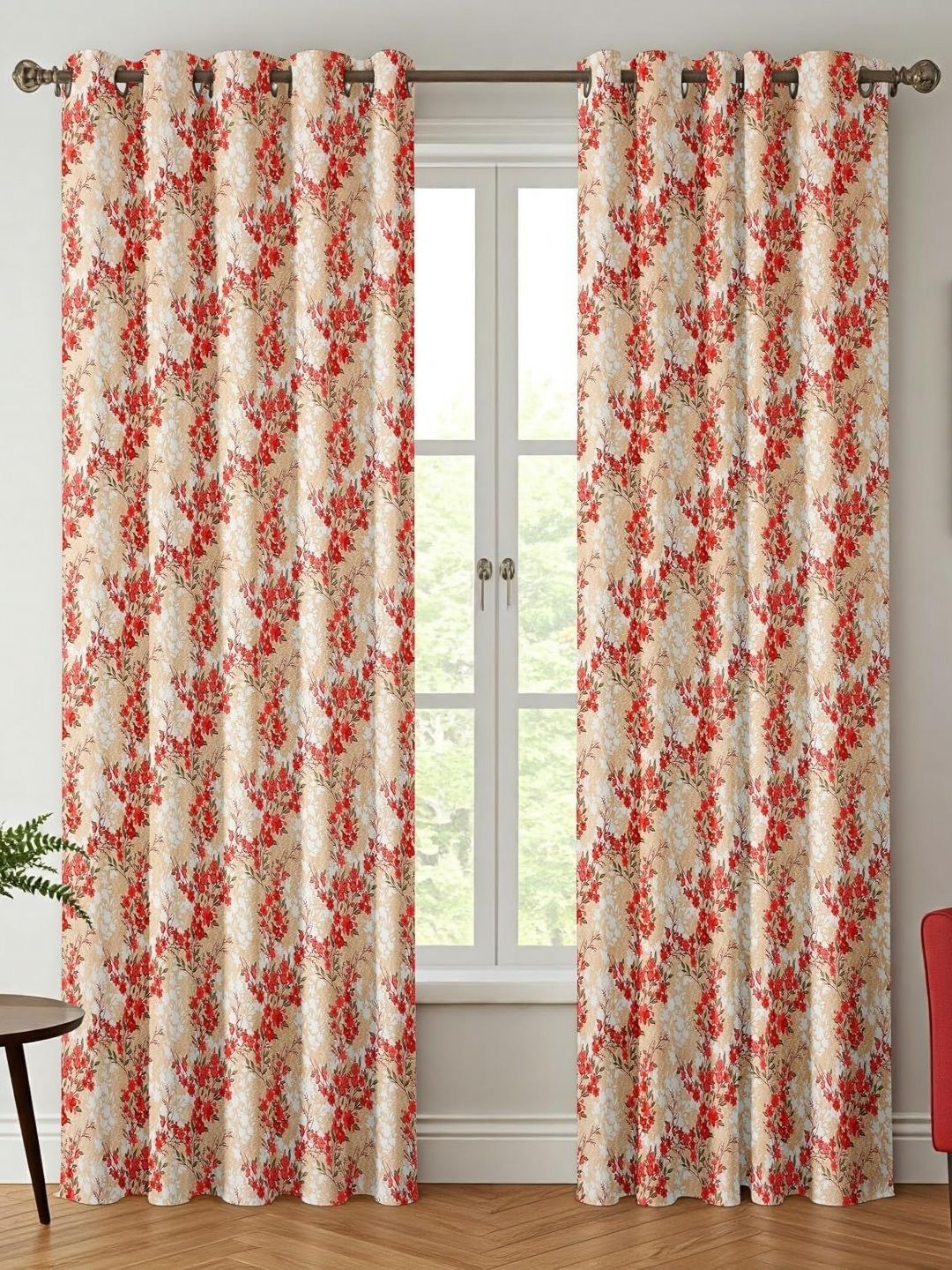 Lunar Days Maroon Set of 2 Door Fashion-picture-25