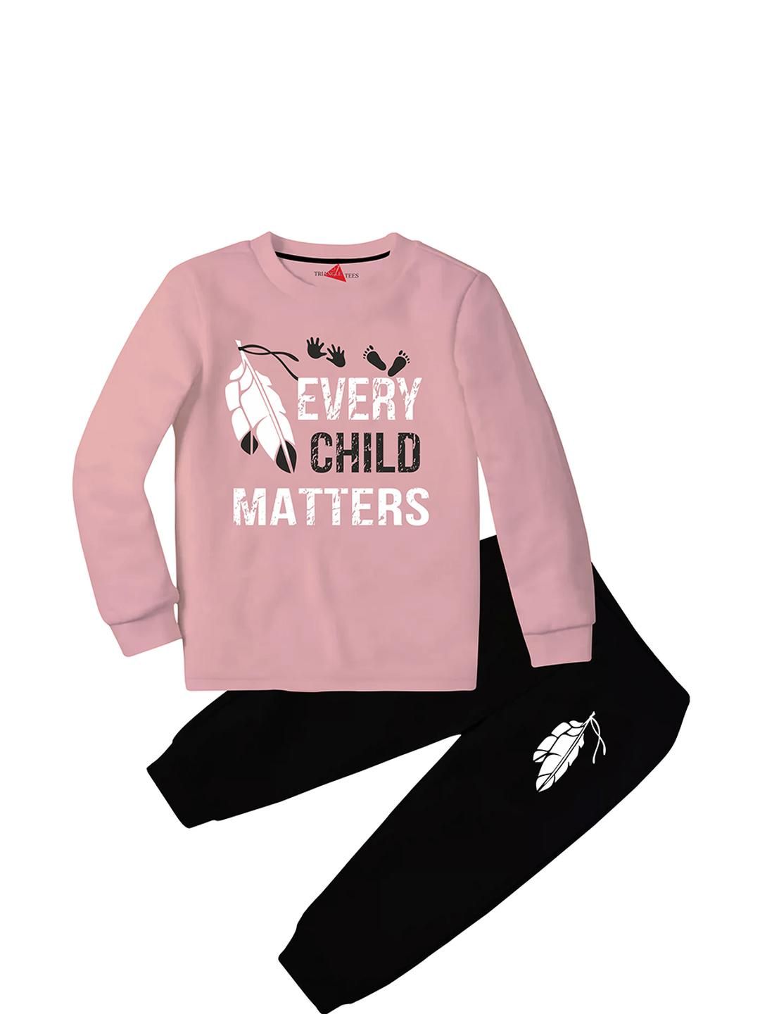 TRIANGLETEES Kids-Unisex Pink Clothing Set-picture-26