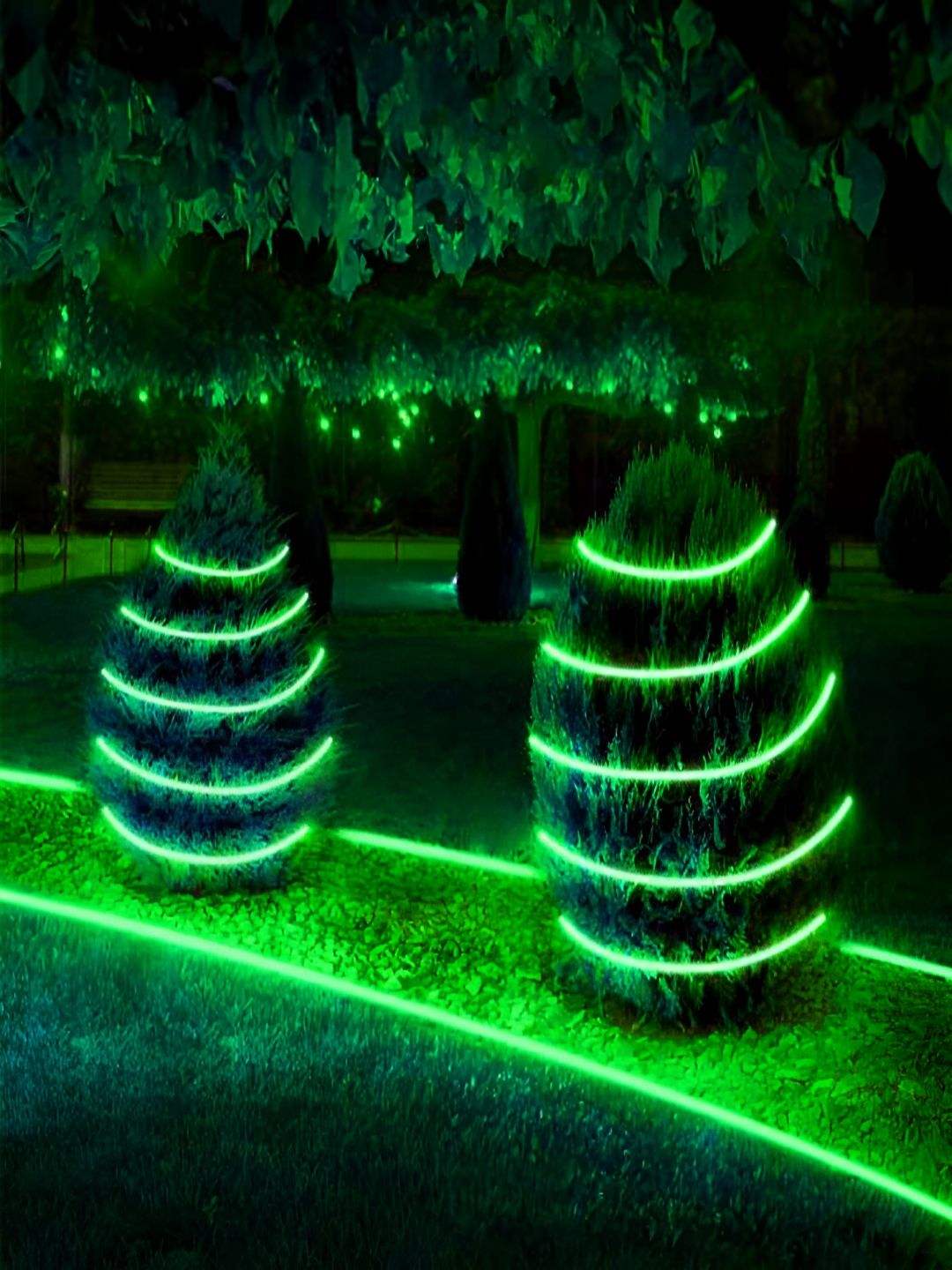 KAVYARA Green Rice-Shaped LED Strip Lights22 m-picture-33