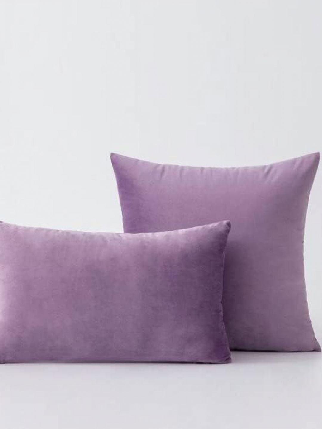Shadowkart Set of 2 Fibre Filled Faux Velvet Ultra Soft Sleep Pillow-picture-22