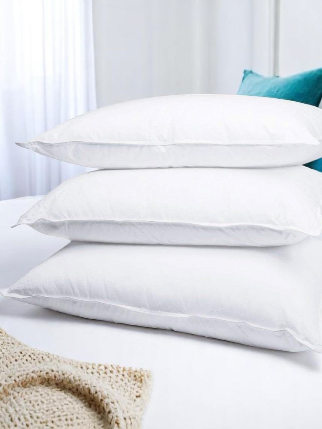 Shadowkart Set of 3 Fibre Filled Polyester Ultra Soft Sleep Pillow-picture-24