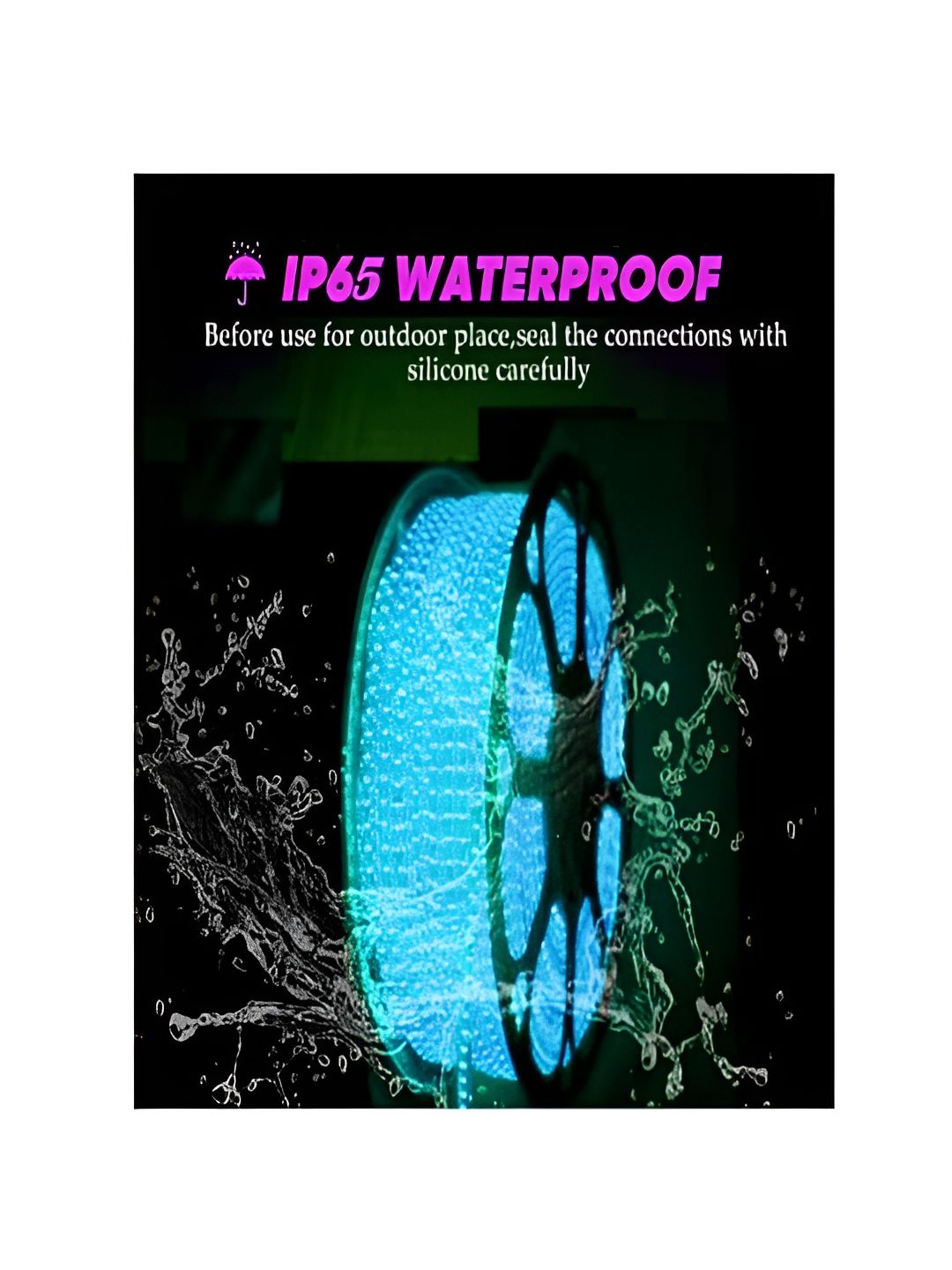 KAVYARA Blue Rice-Shaped LED Strip Lights45 m-picture-37