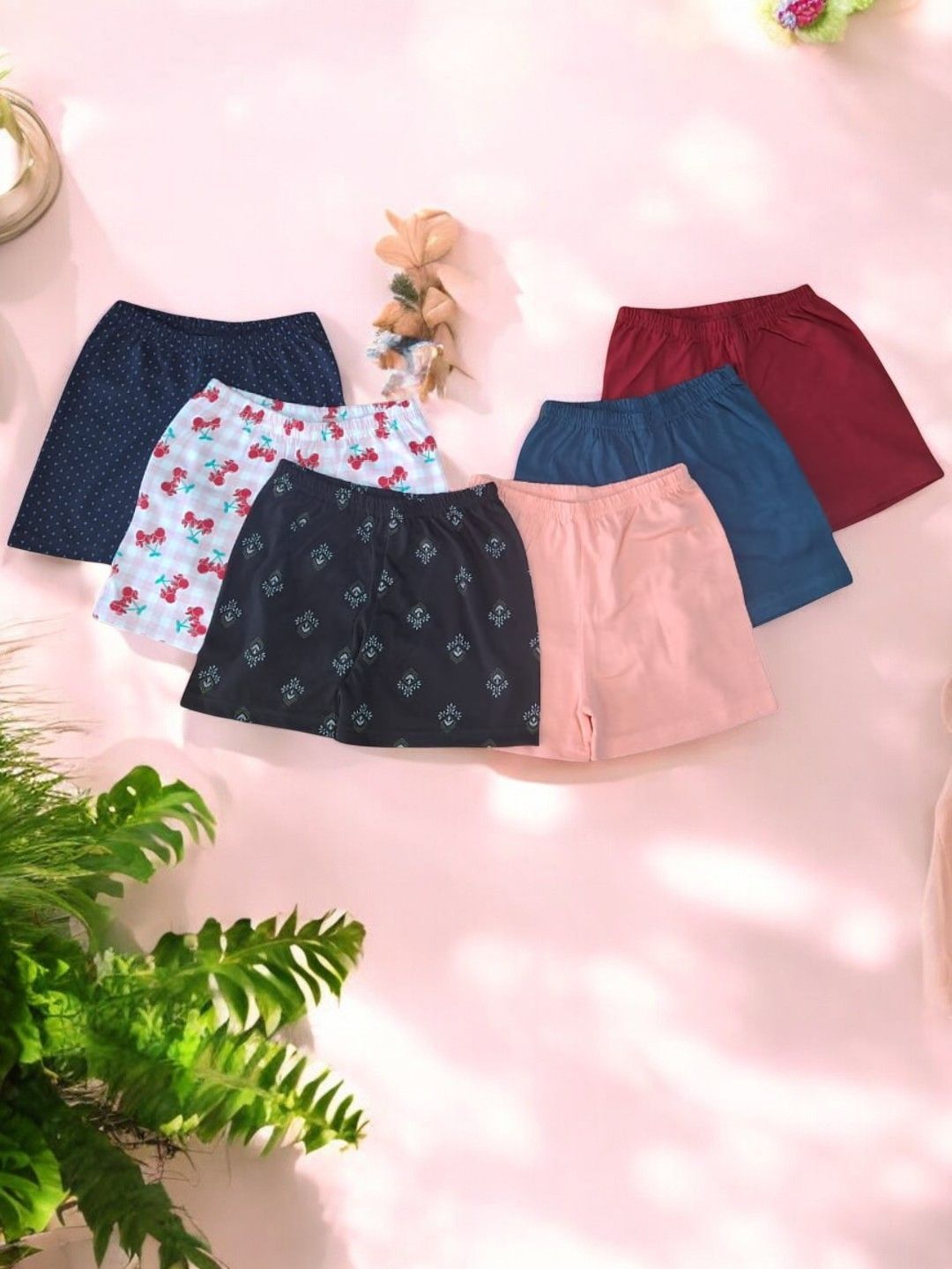 Kryptic Girls Pack Of 6 Assorted Cotton Boxer Style Briefs KRGSHS3P3-6pc-picture-54