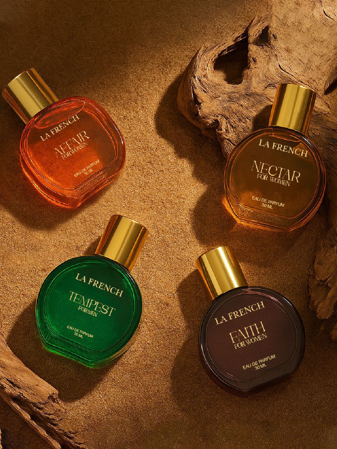 La French Set Of 4 Affair- Tempest- Nectar & Faith Long Lasting Eau De Parfum- 30 ml Each-image-37